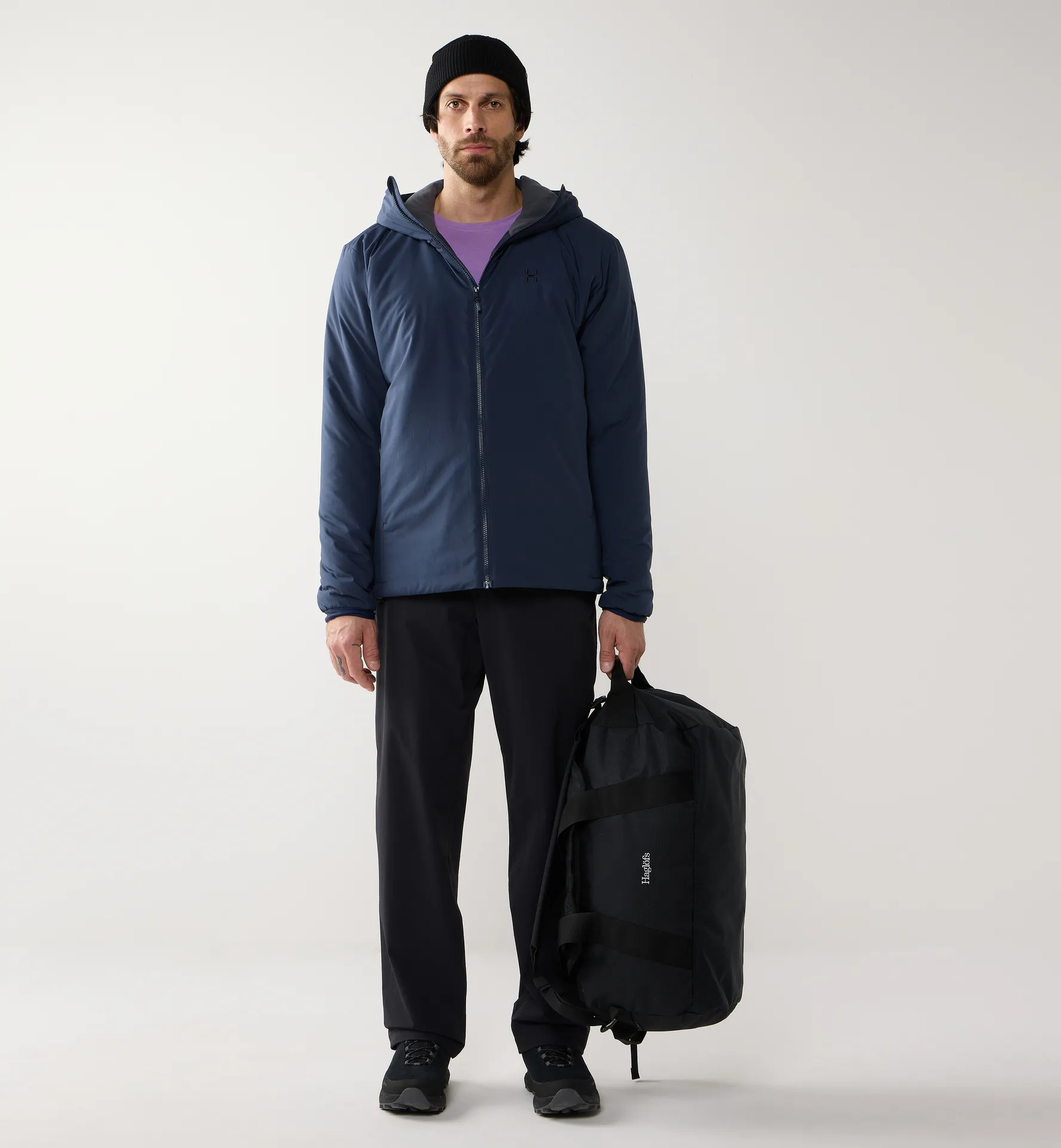 Mimic Alert Hood Men Tarn Blue