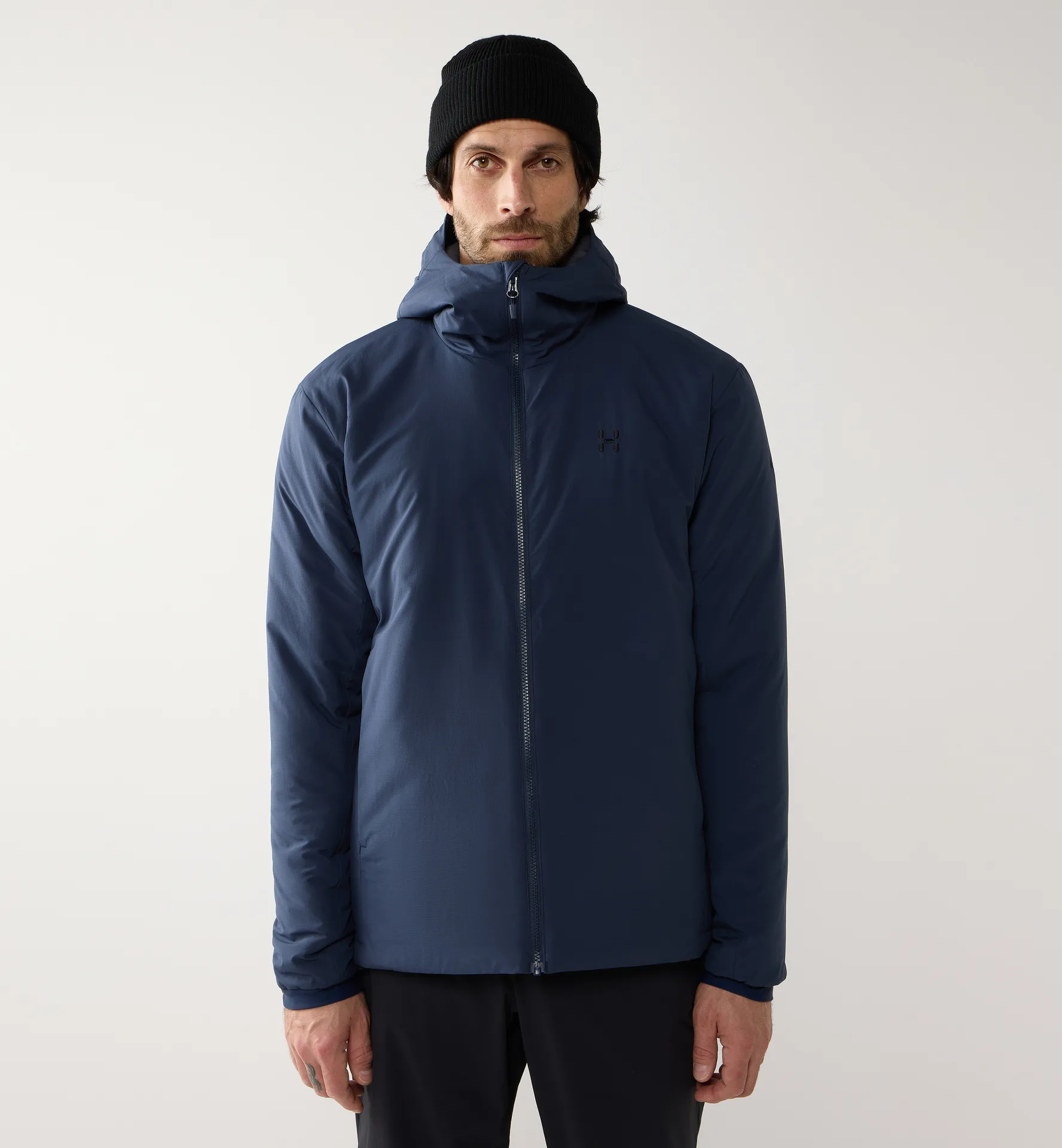 Mimic Alert Hood Men Tarn Blue