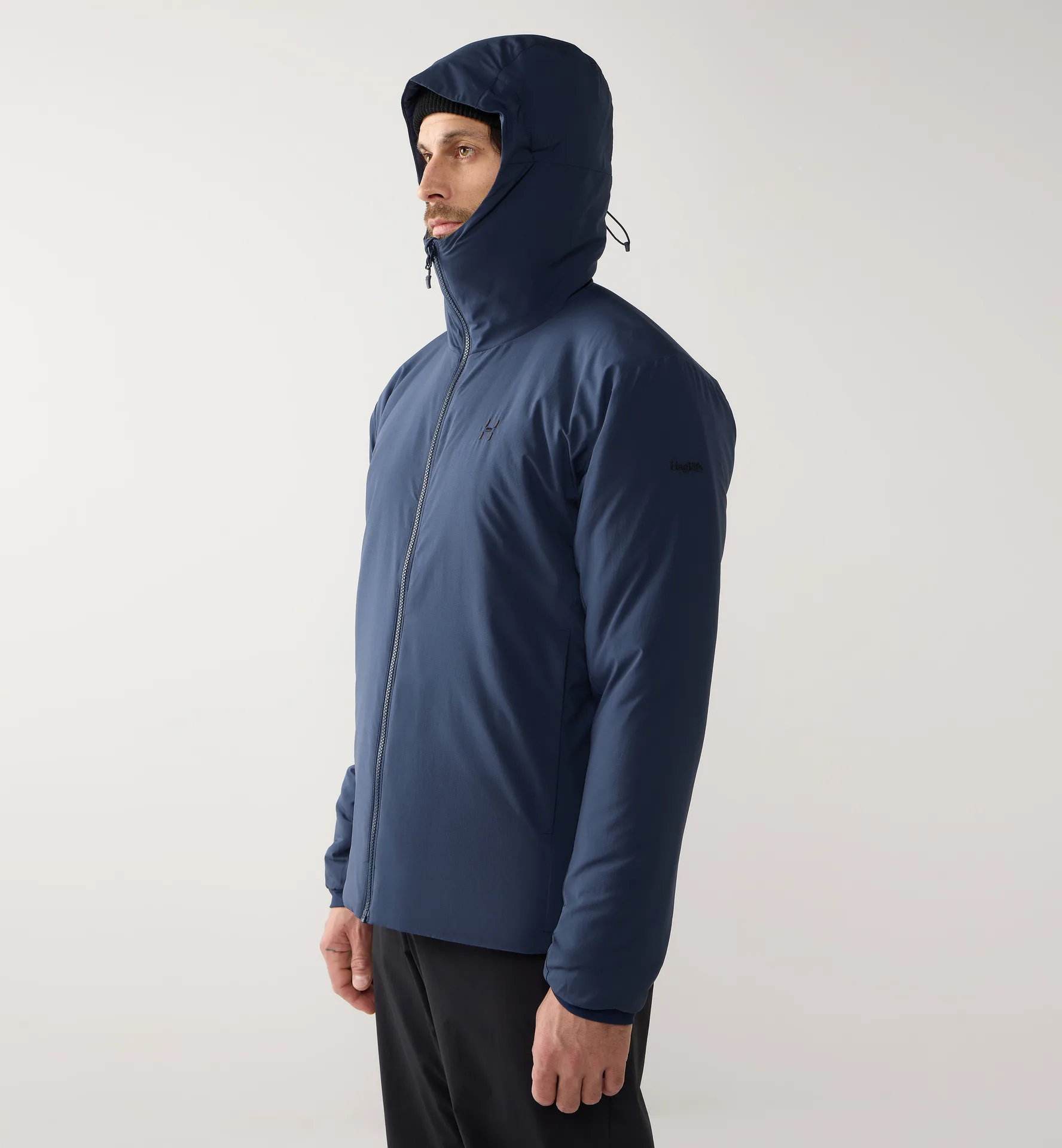Mimic Alert Hood Men Tarn Blue