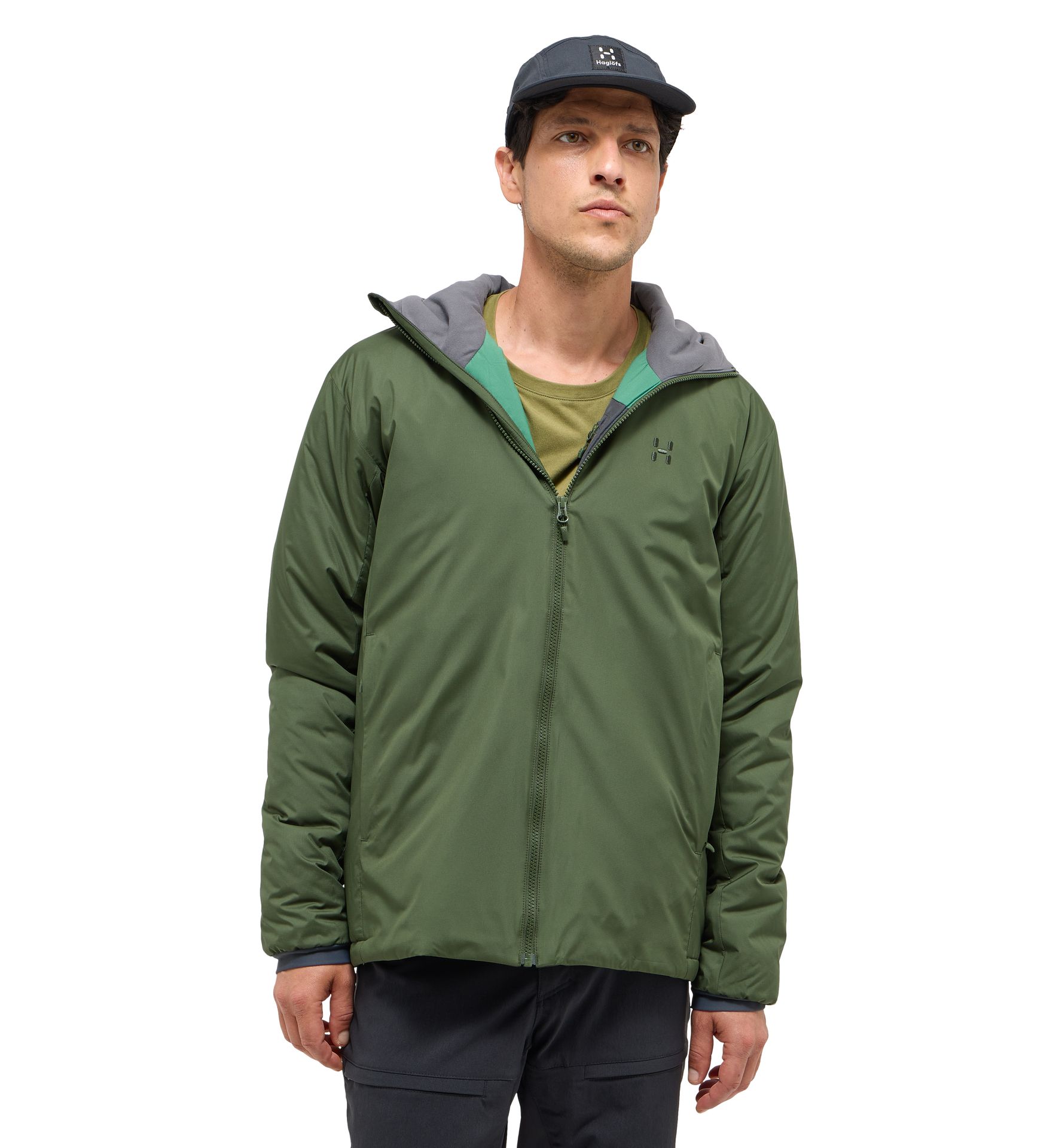 Mimic Alert Hood Men Seaweed Green