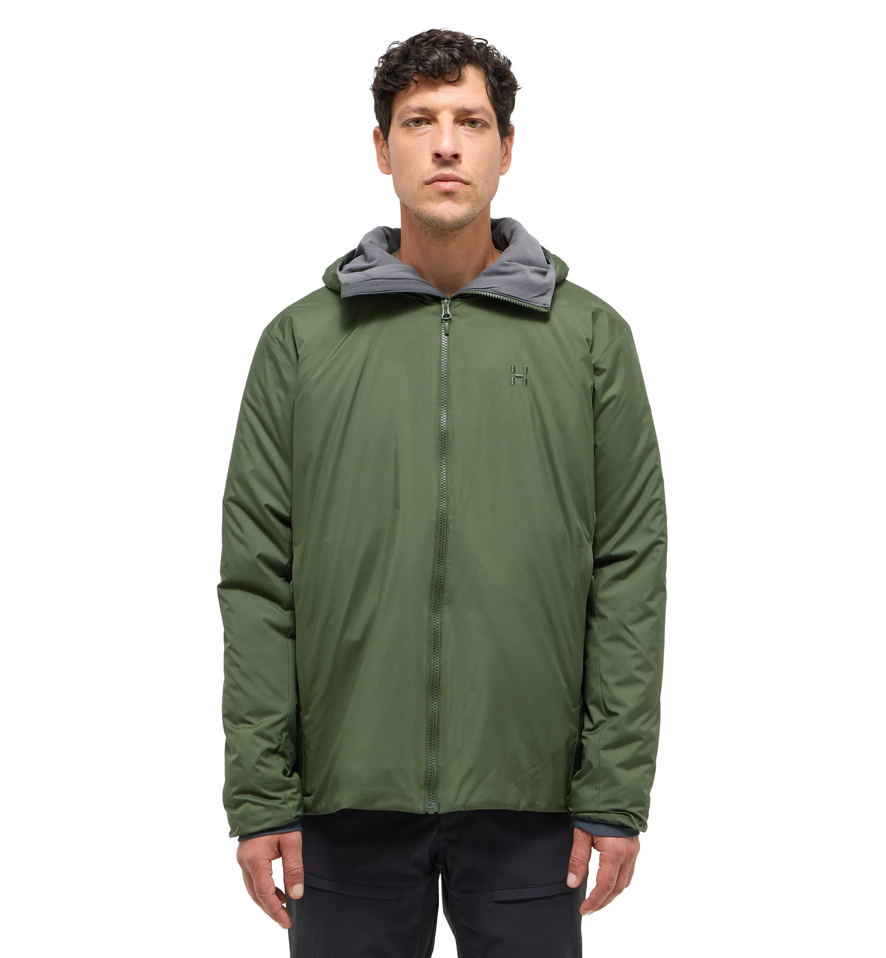 Mimic Alert Hood Men Seaweed Green