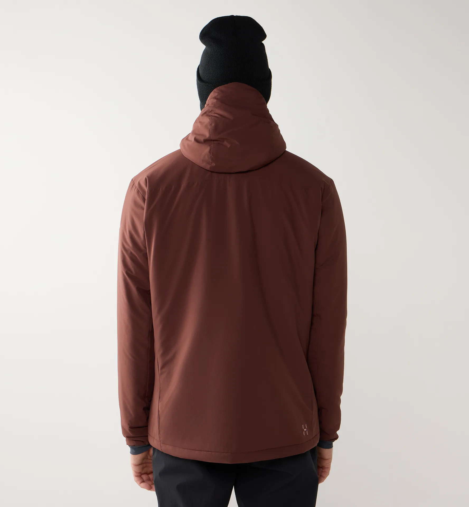 Mimic Alert Hood Men Maroon Trail
