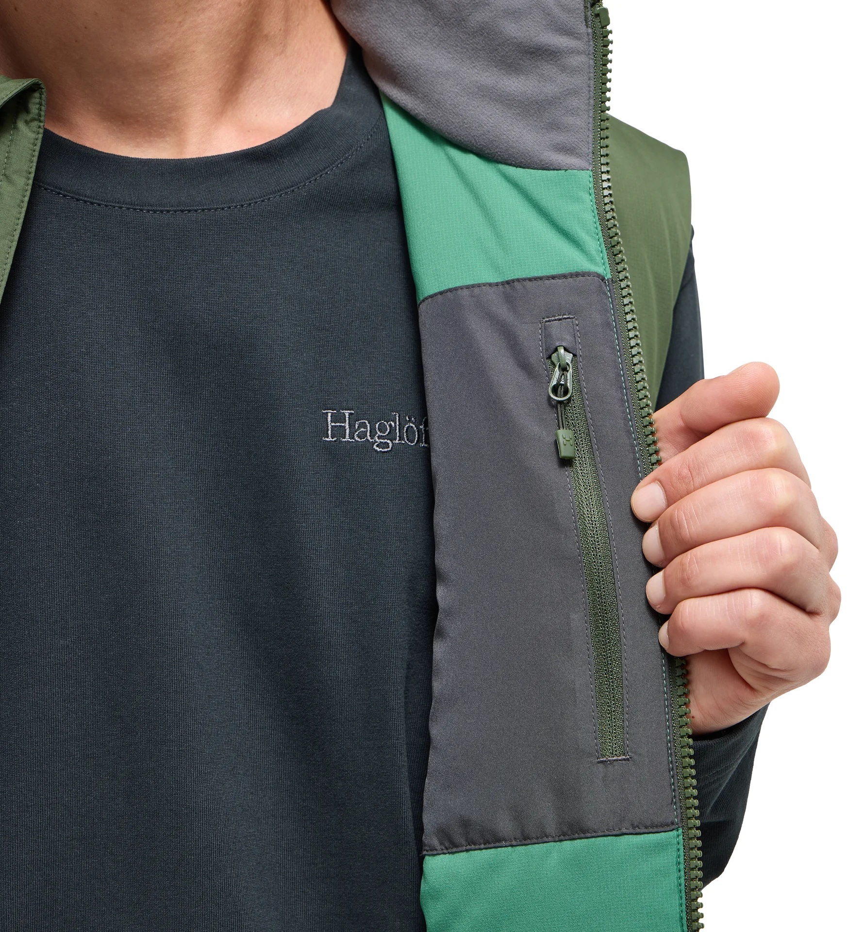 Mimic Alert Vest Men Seaweed Green