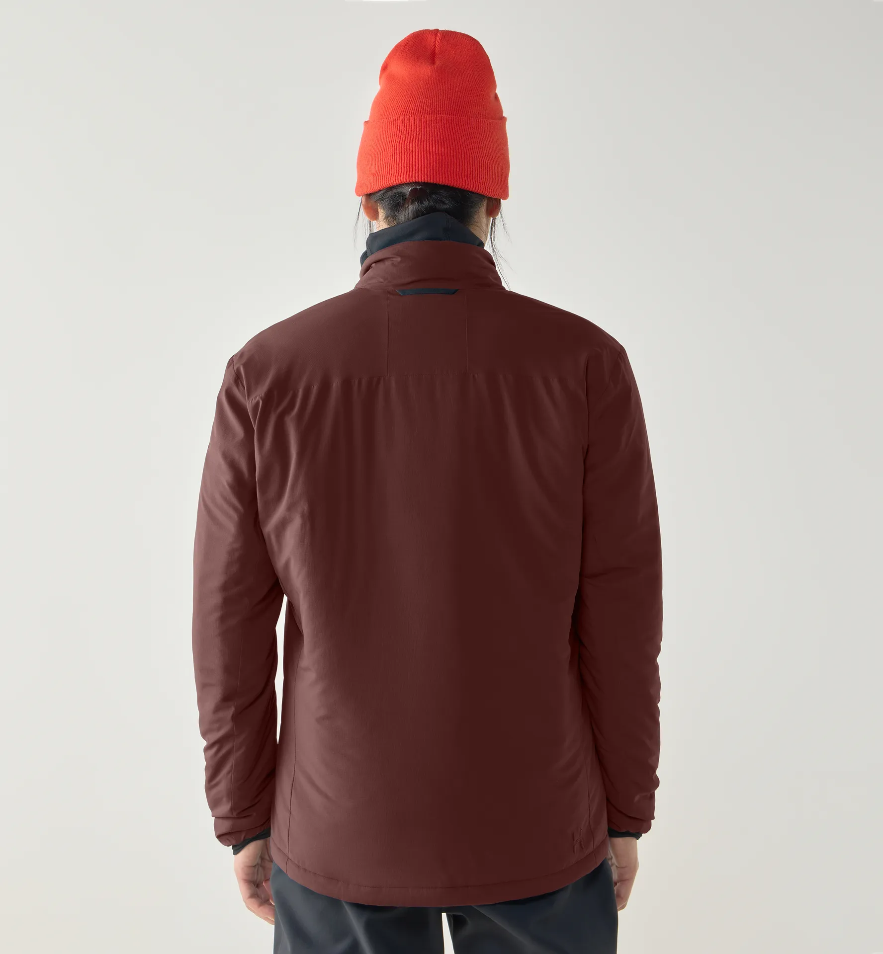Mimic Alert Jacket Men Maroon Trail