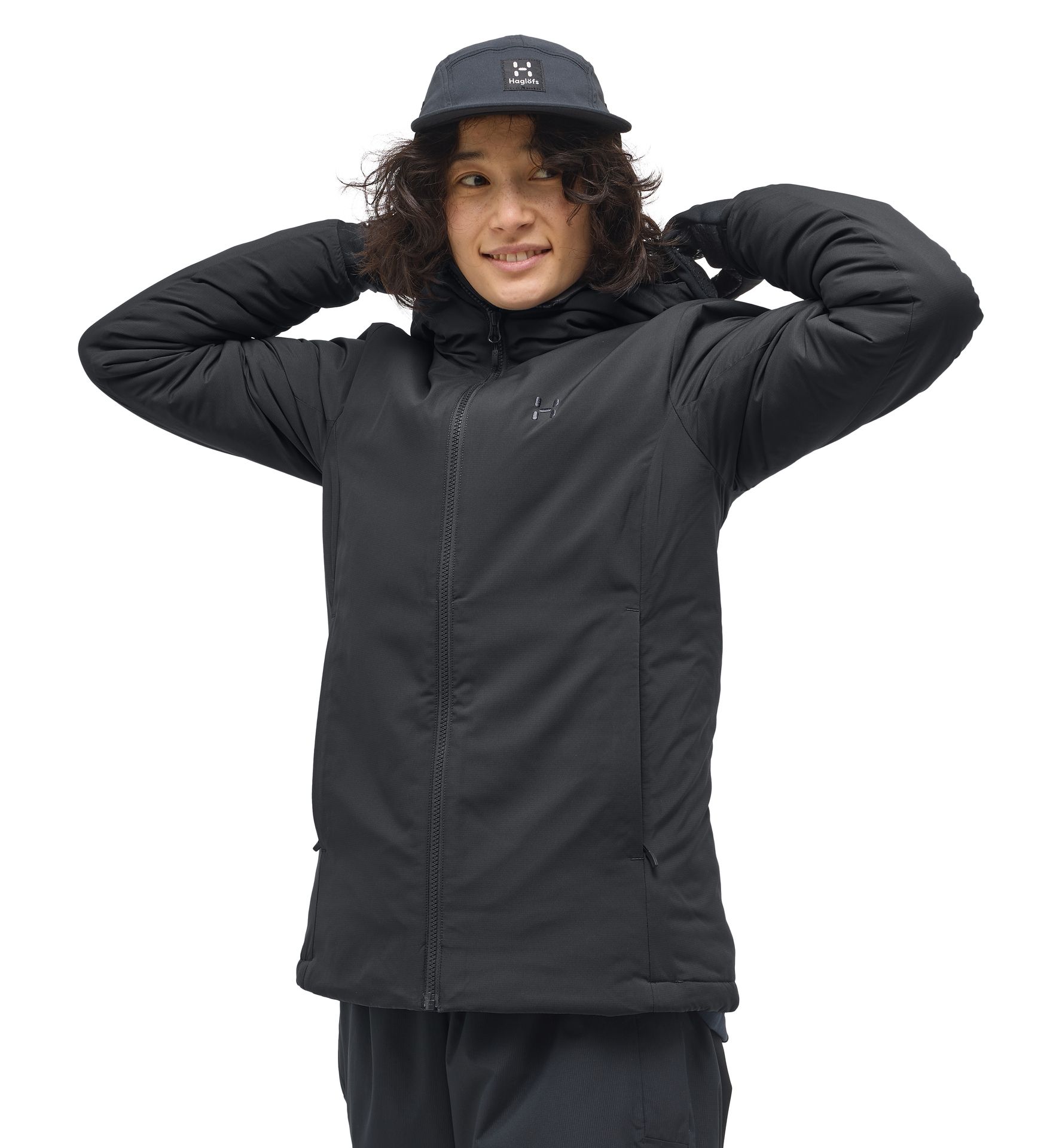 Mimic Alert Hood Women True Black