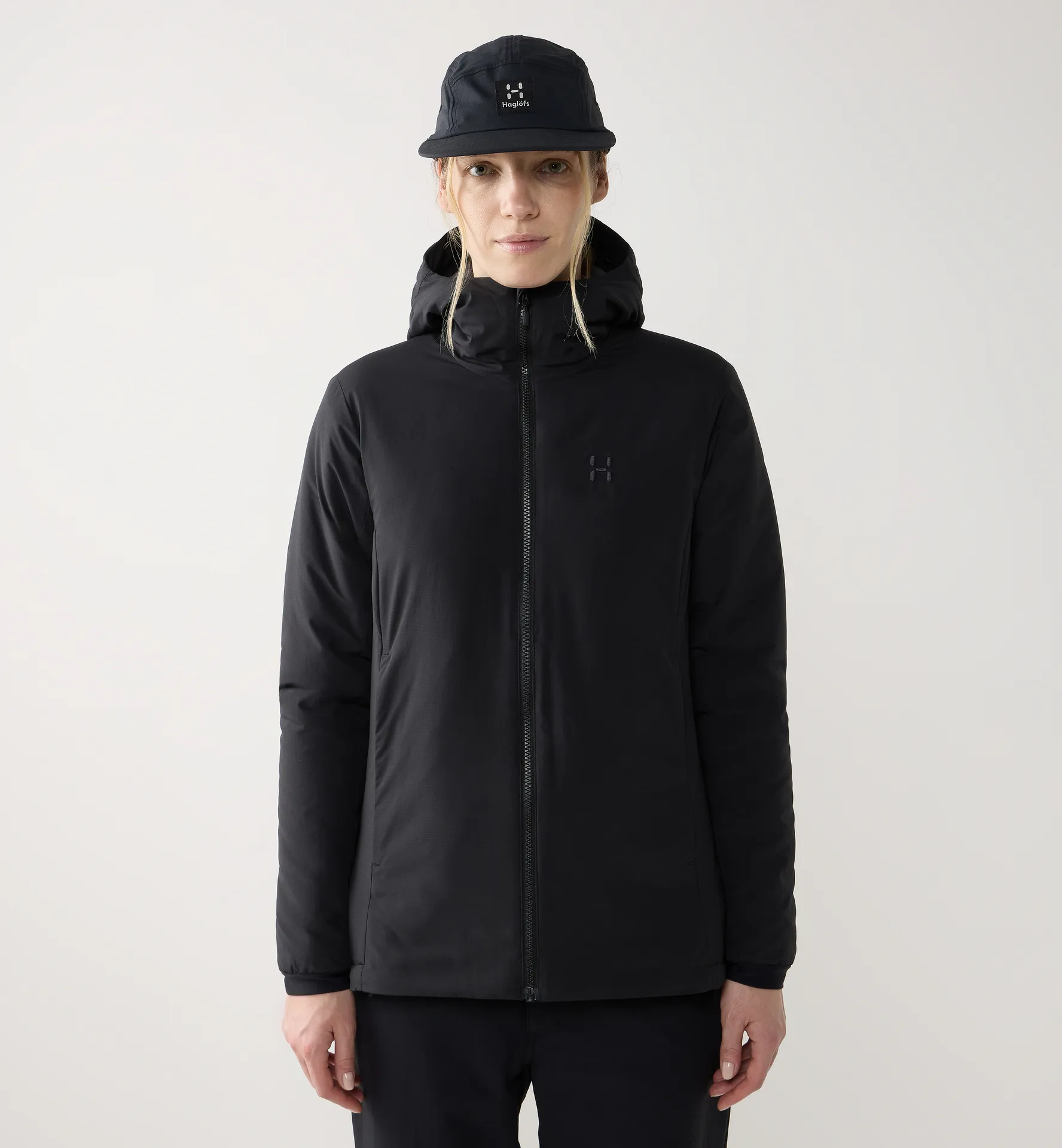 Mimic Alert Hood Women True Black