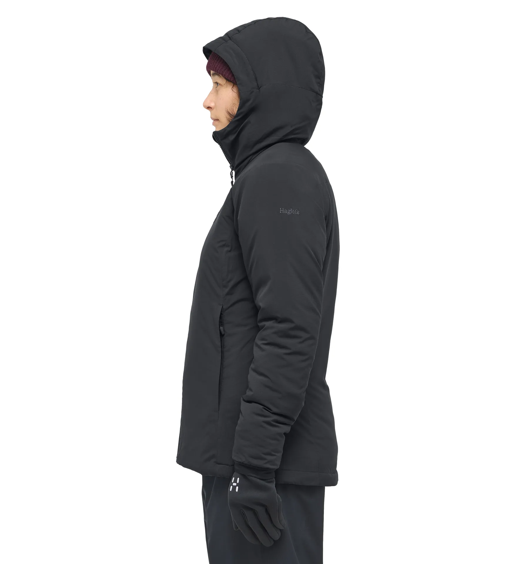 Mimic Alert Hood Women True Black