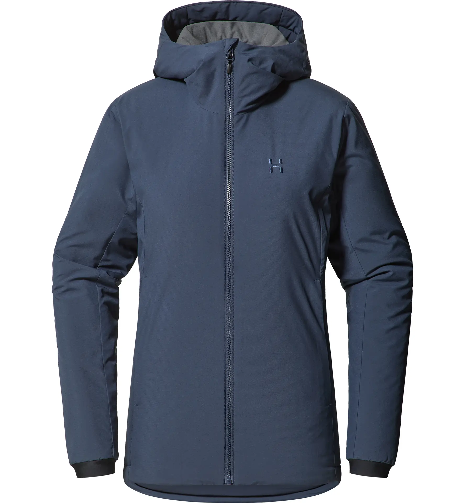 Mimic Alert Hood Women Tarn Blue