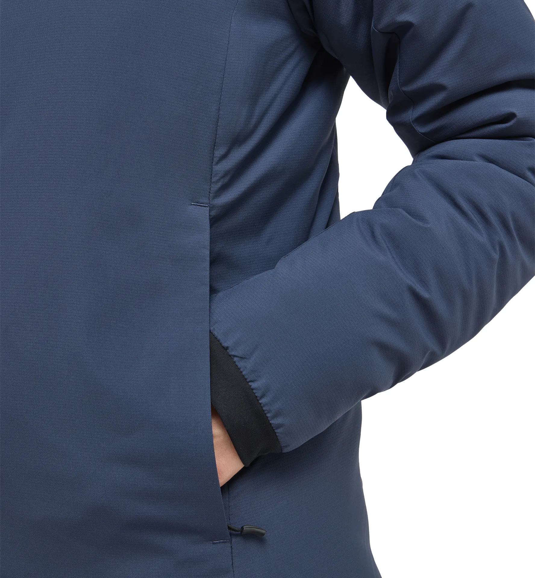 Mimic Alert Hood Women Tarn Blue