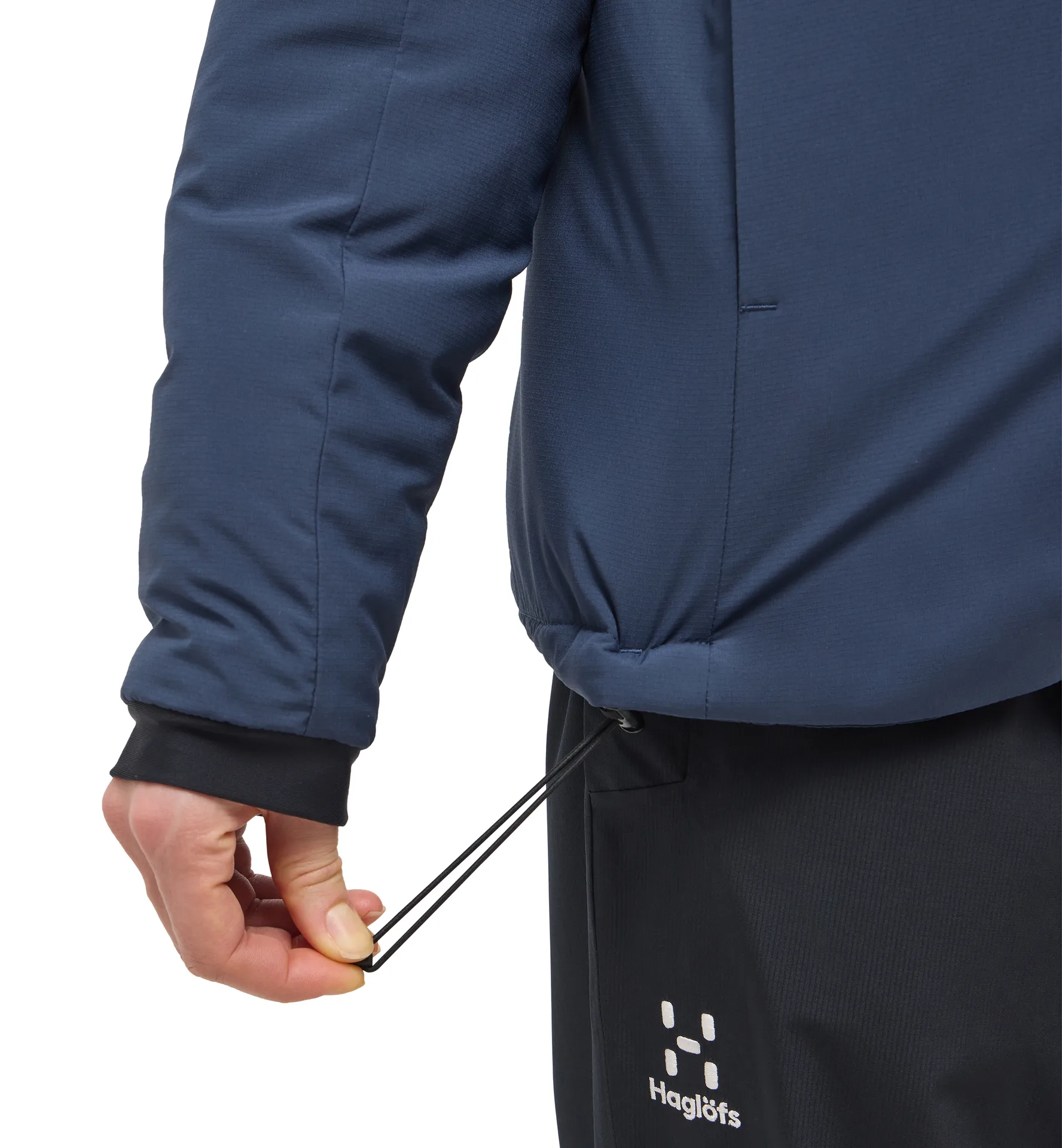 Mimic Alert Hood Women Tarn Blue