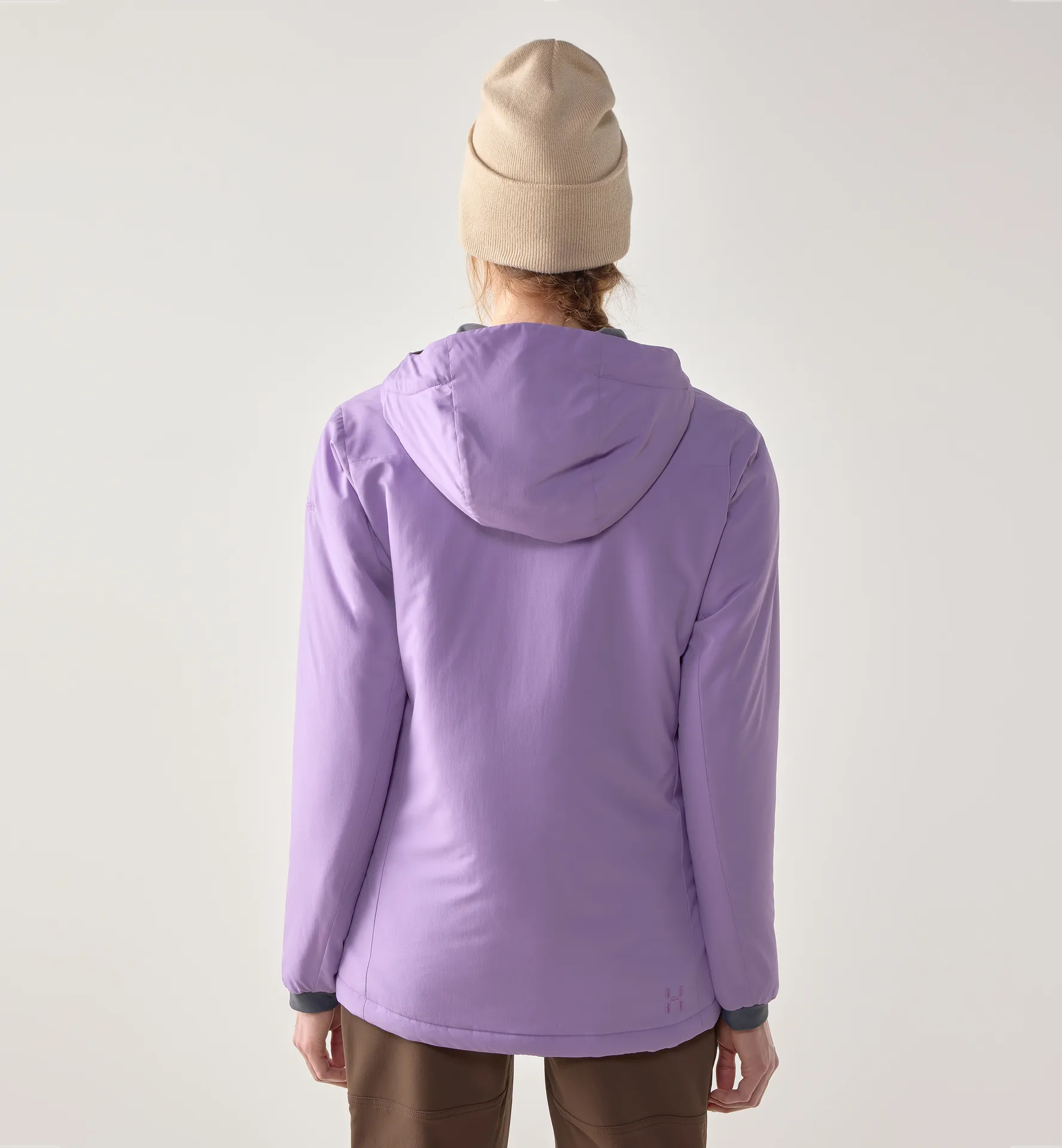Mimic Alert Hood Women Purple Ice