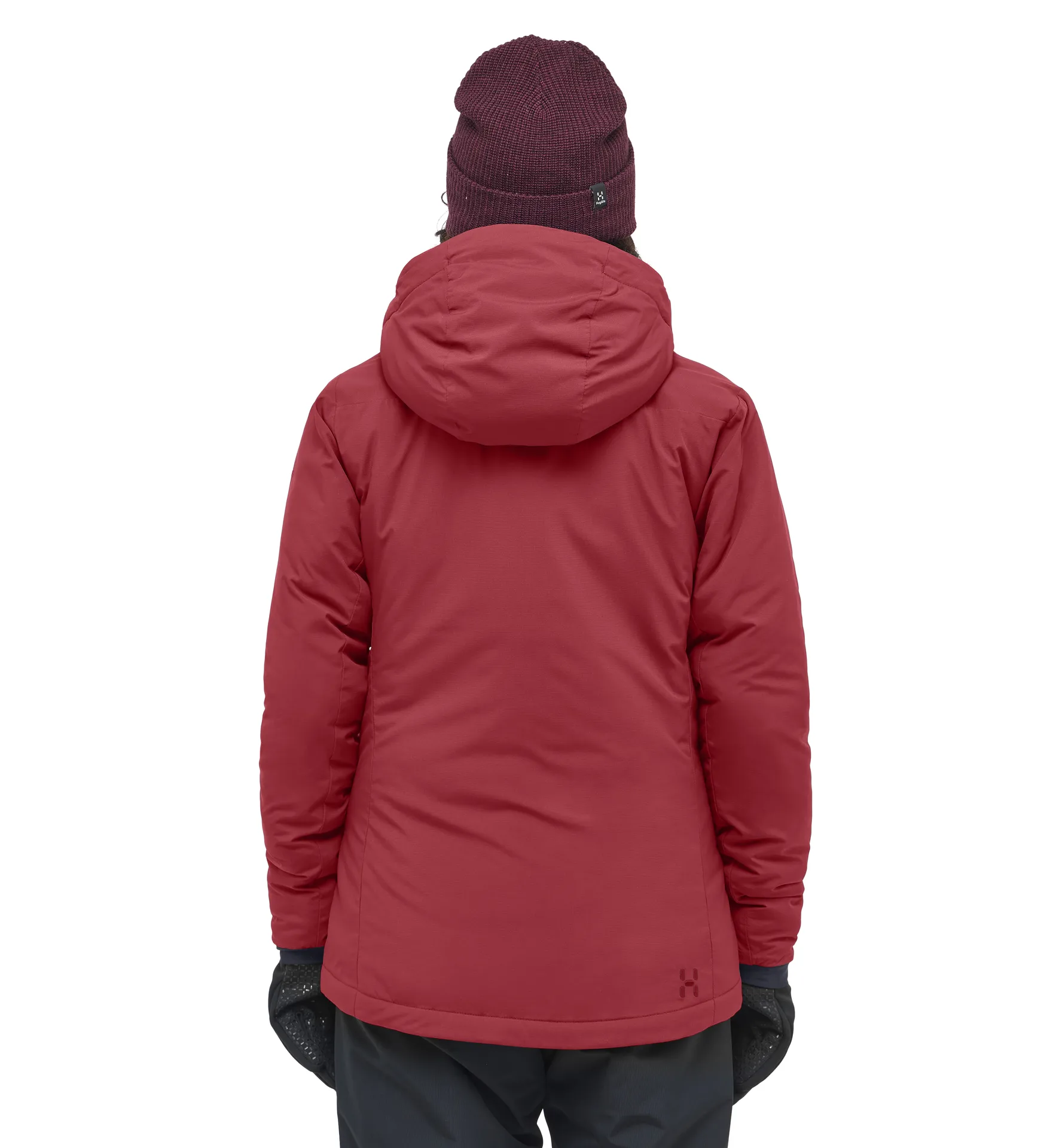 Mimic Alert Hood Women Carmine Red