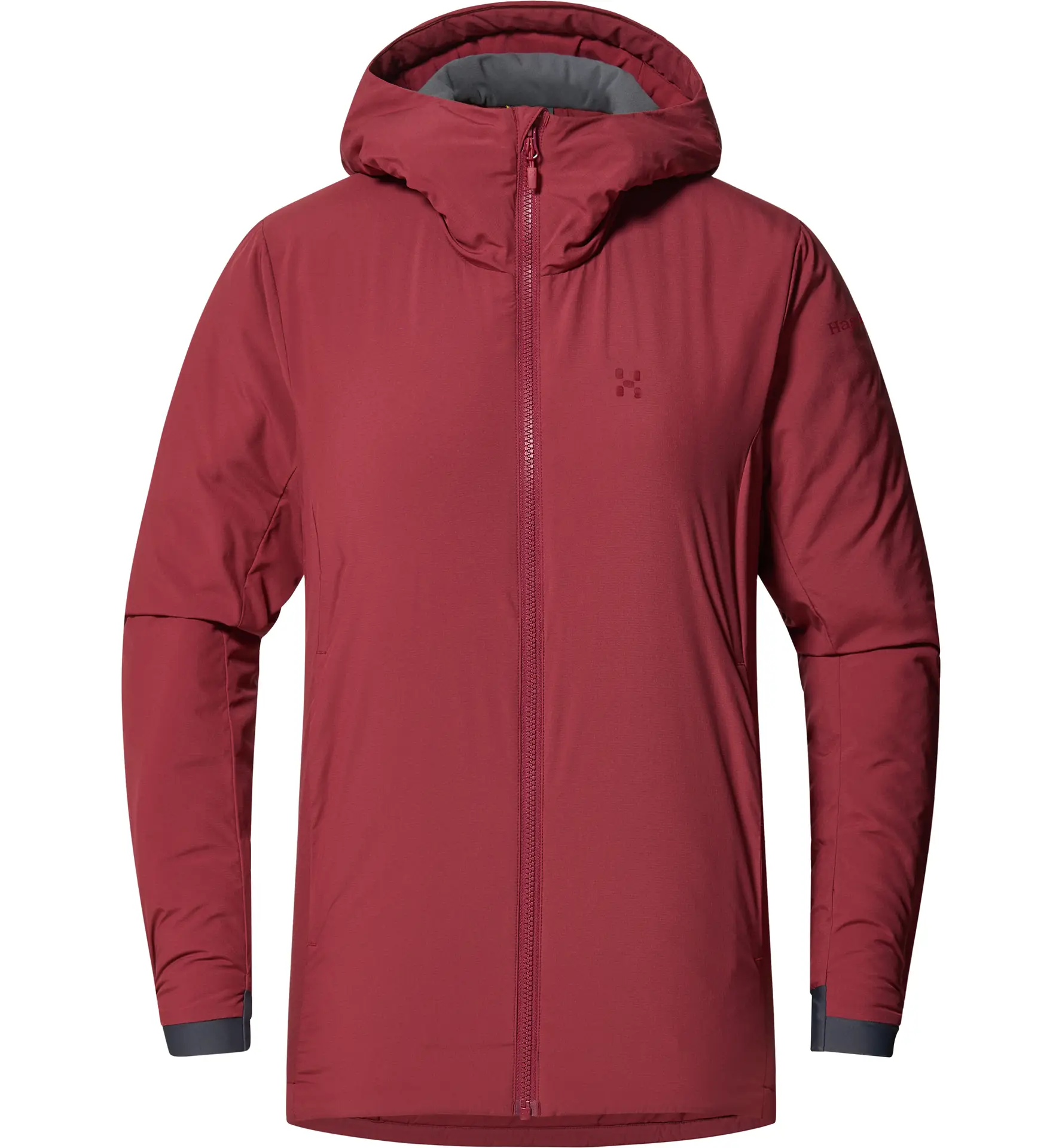 Mimic Alert Hood Women Carmine Red