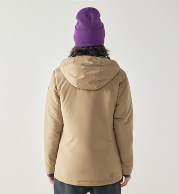 Mimic Alert Hood Women Oak Brown