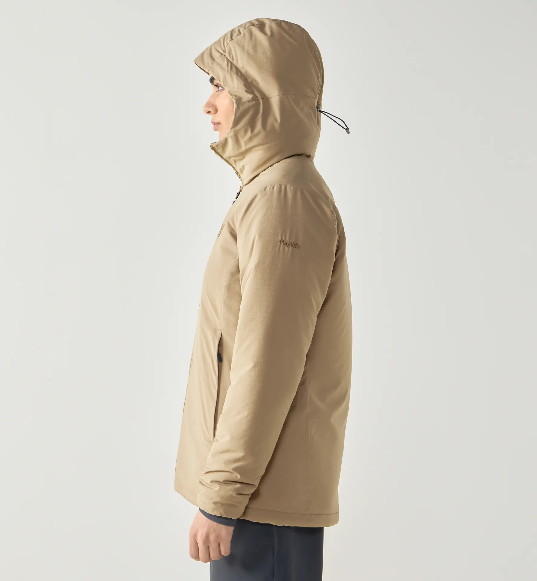 Mimic Alert Hood Women Oak Brown