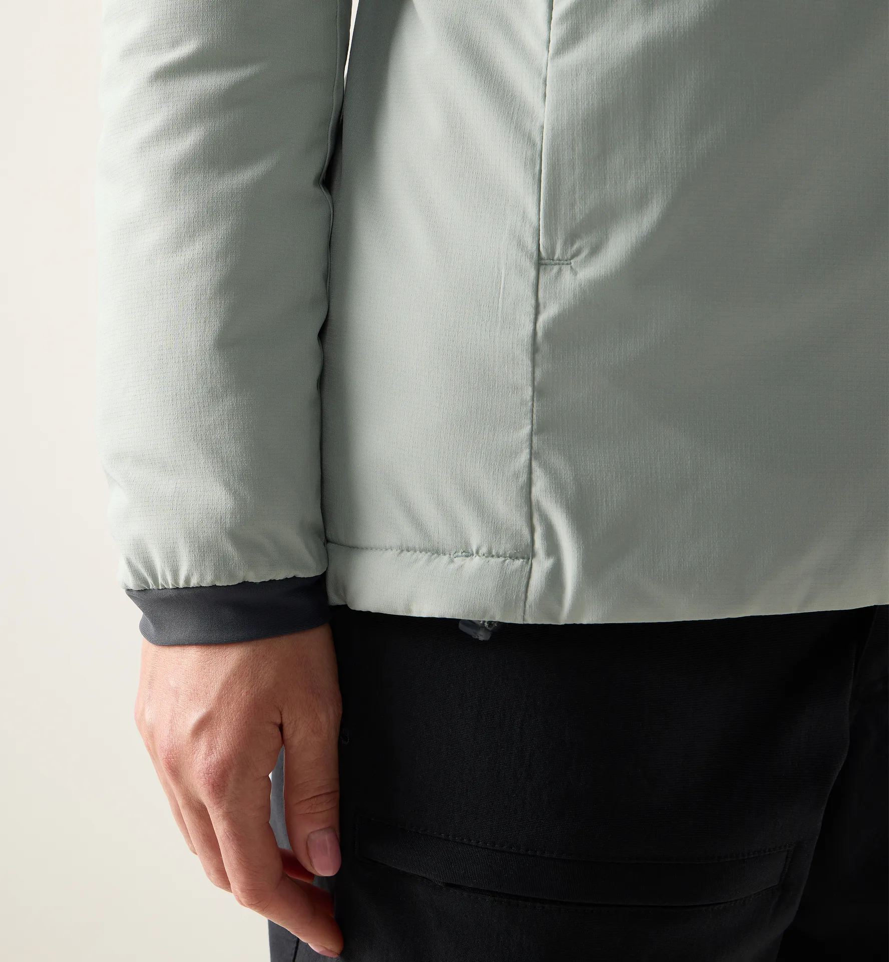 Mimic Alert Hood Women Dew Green