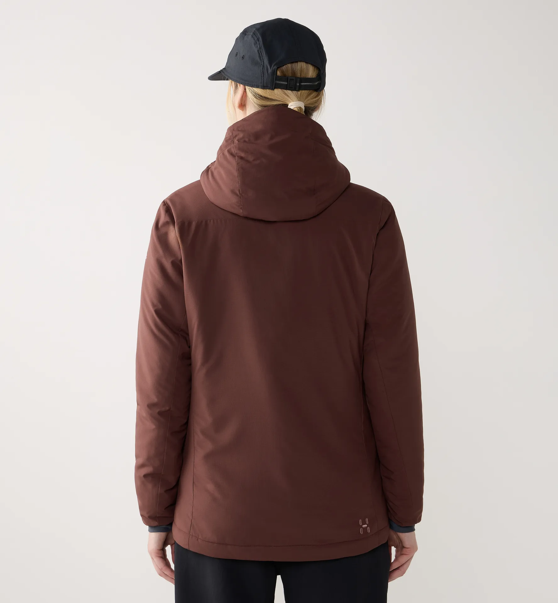 Mimic Alert Hood Women Maroon Trail