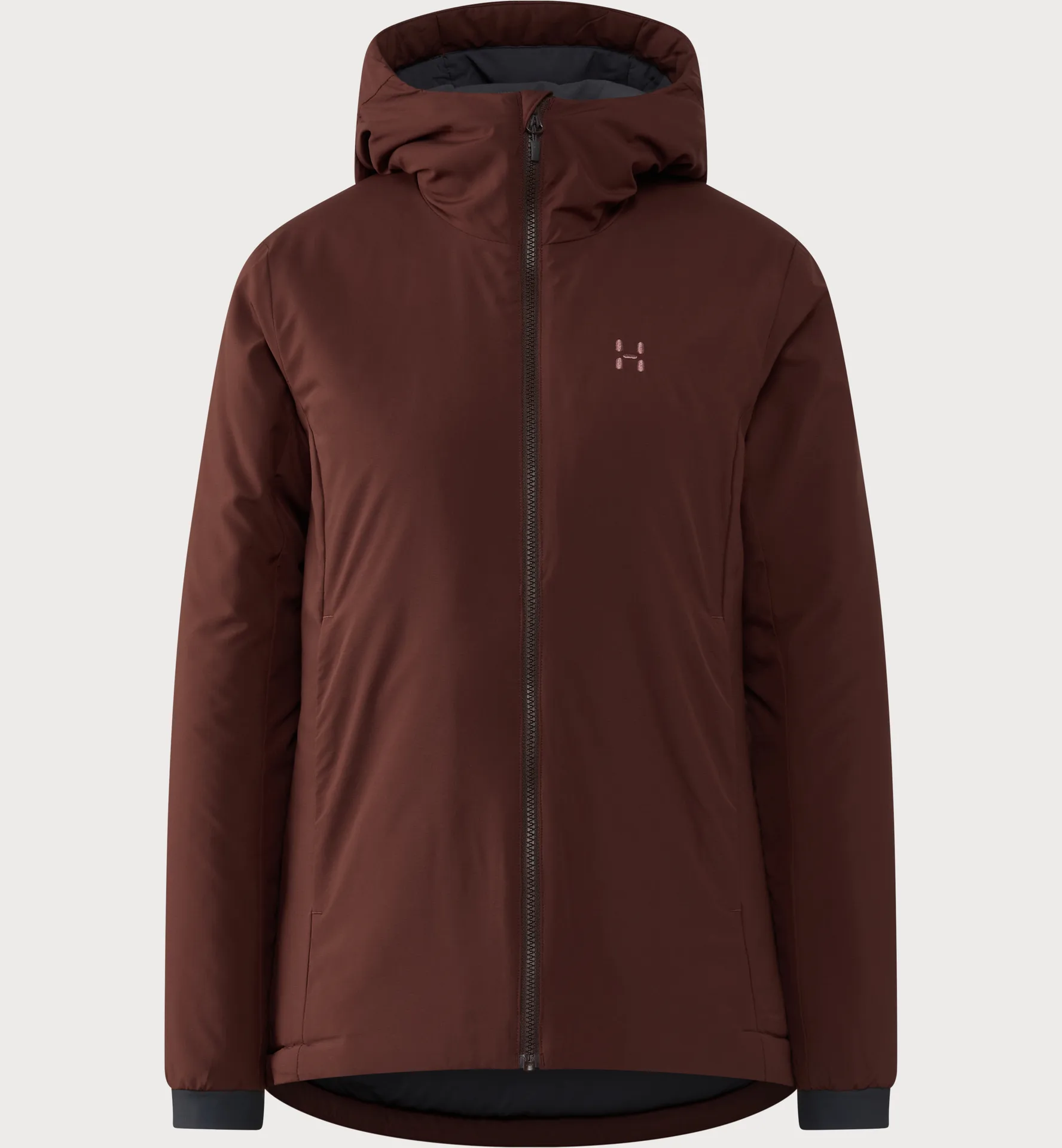 Mimic Alert Hood Women Maroon Trail
