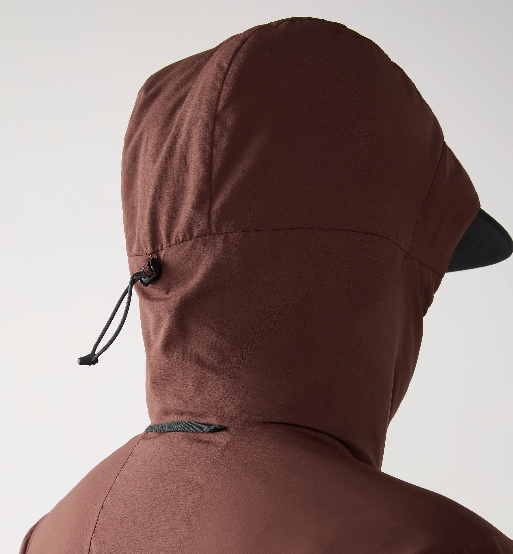 Mimic Alert Hood Women Maroon Trail