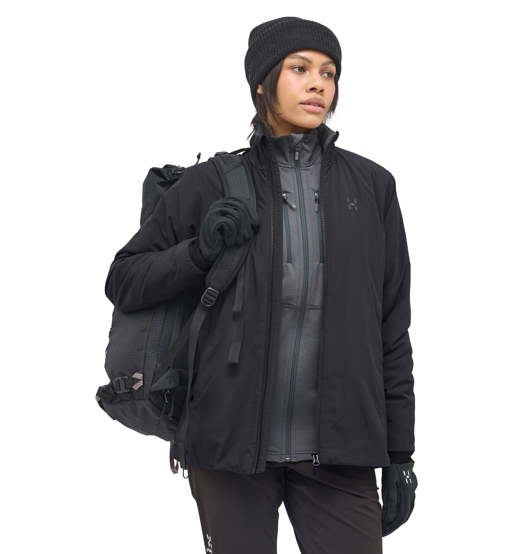 Mimic Alert Jacket Women True Black