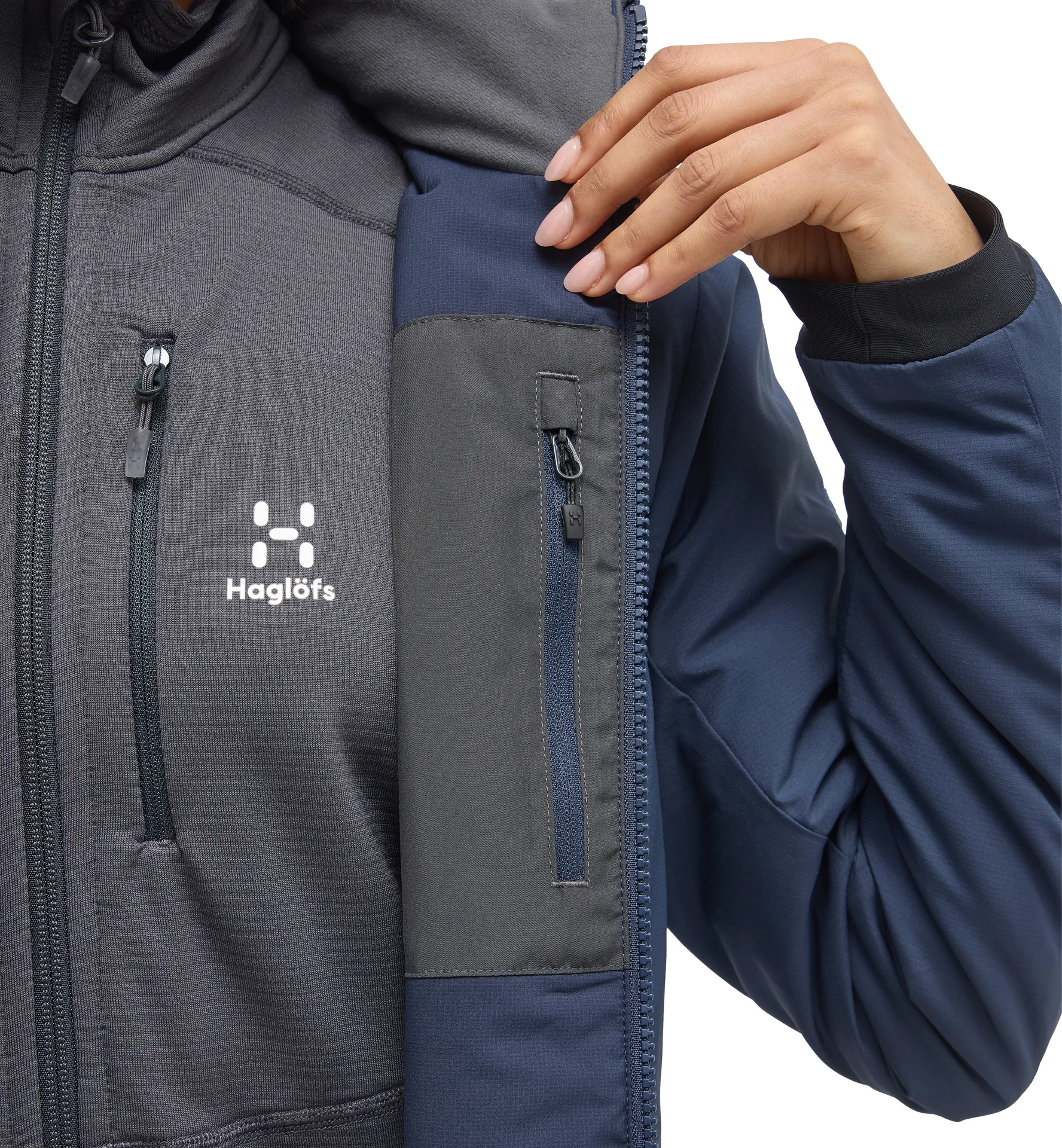 Mimic Alert Jacket Women Tarn Blue