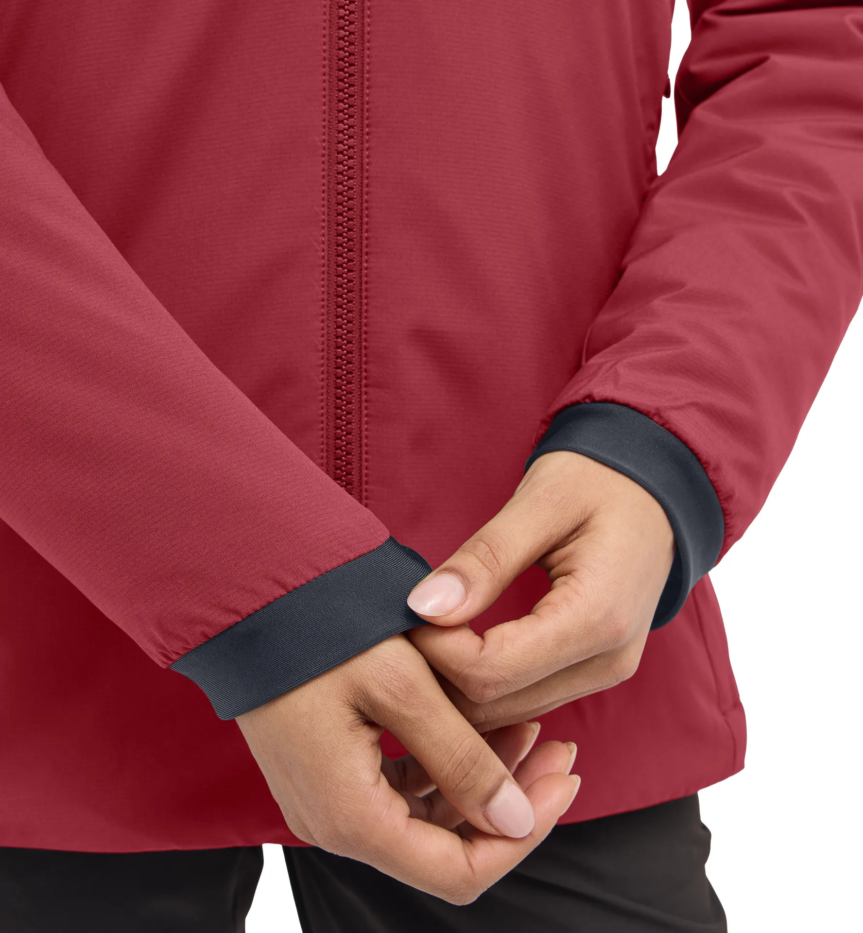 Mimic Alert Jacket Women Carmine Red