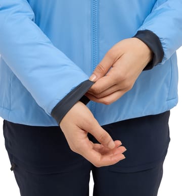Mimic Alert Jacket Women Sky Blue