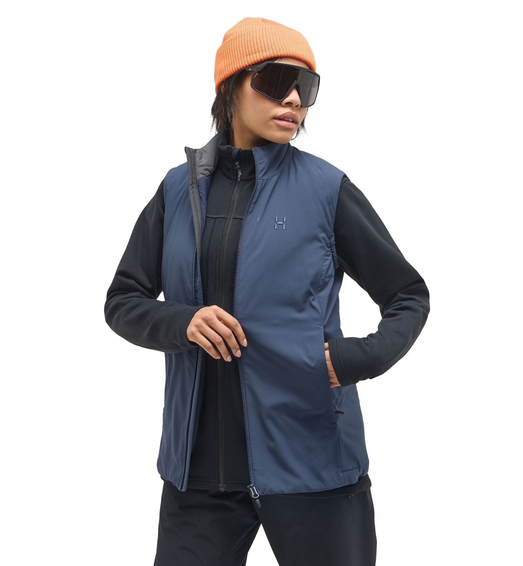 Mimic Alert Vest Women Tarn Blue