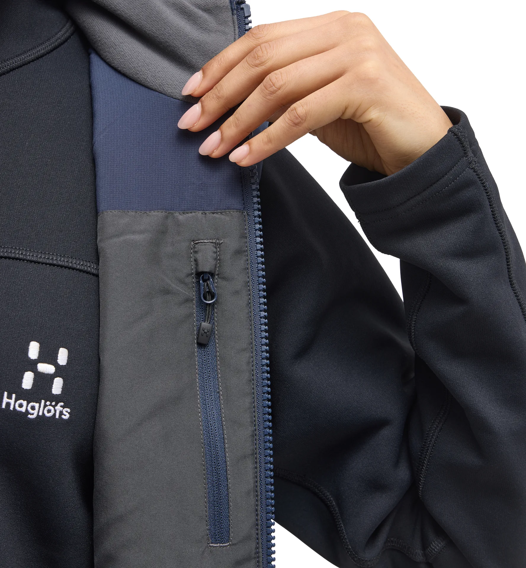 Mimic Alert Vest Women Tarn Blue