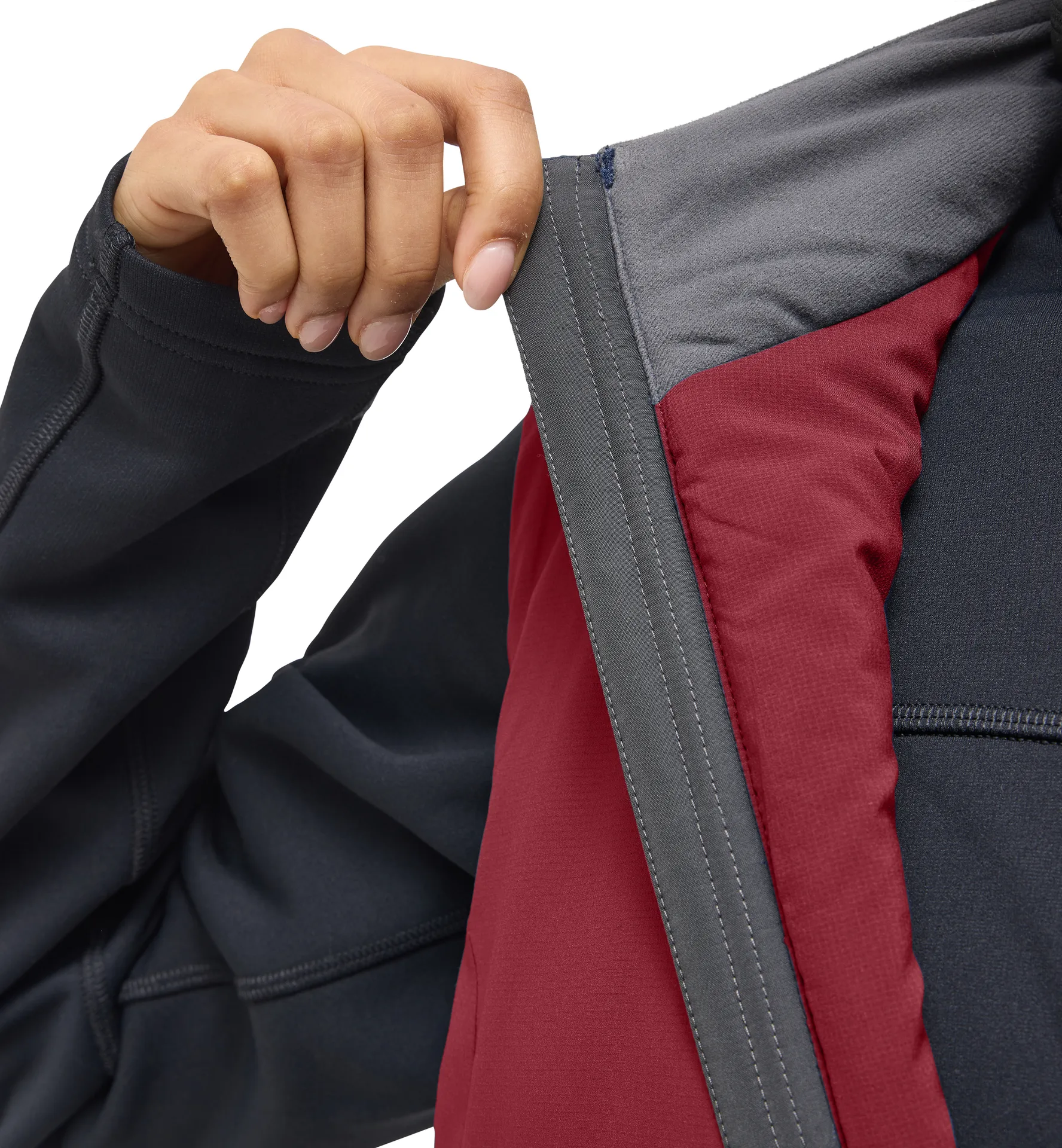 Mimic Alert Vest Women Carmine Red