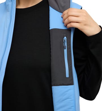 Mimic Alert Vest Women Sky Blue