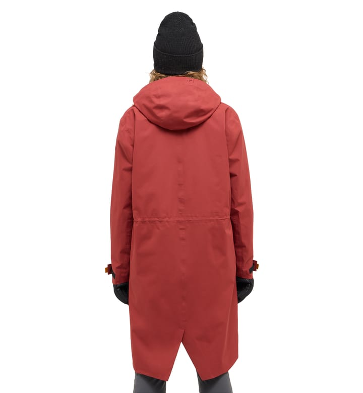 Mono Proof Parka Women Carmine Red