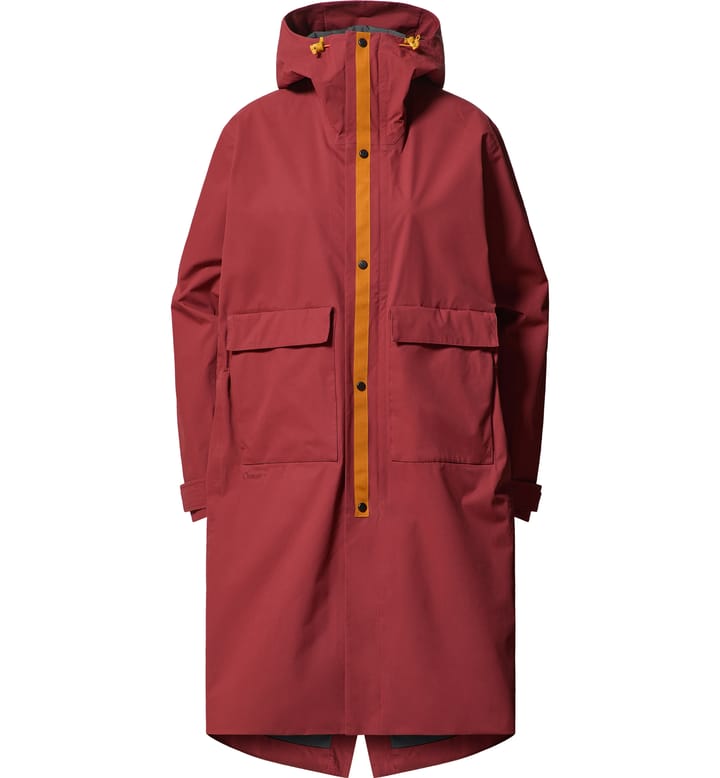 Mono Proof Parka Women Carmine Red
