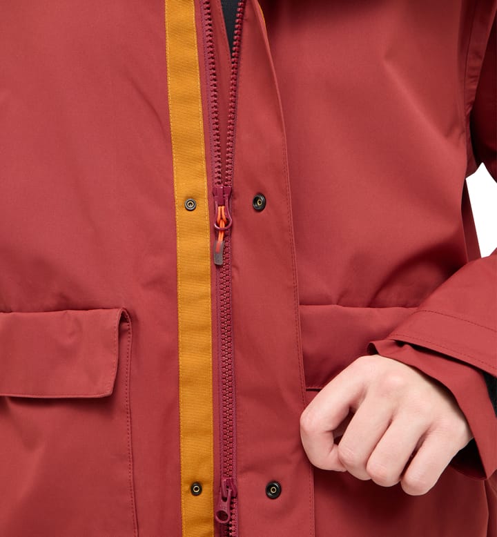 Mono Proof Parka Women Carmine Red