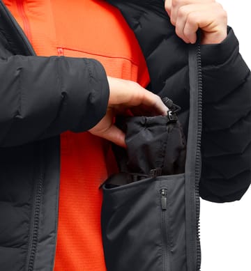 Spitz Down Hood Men True Black