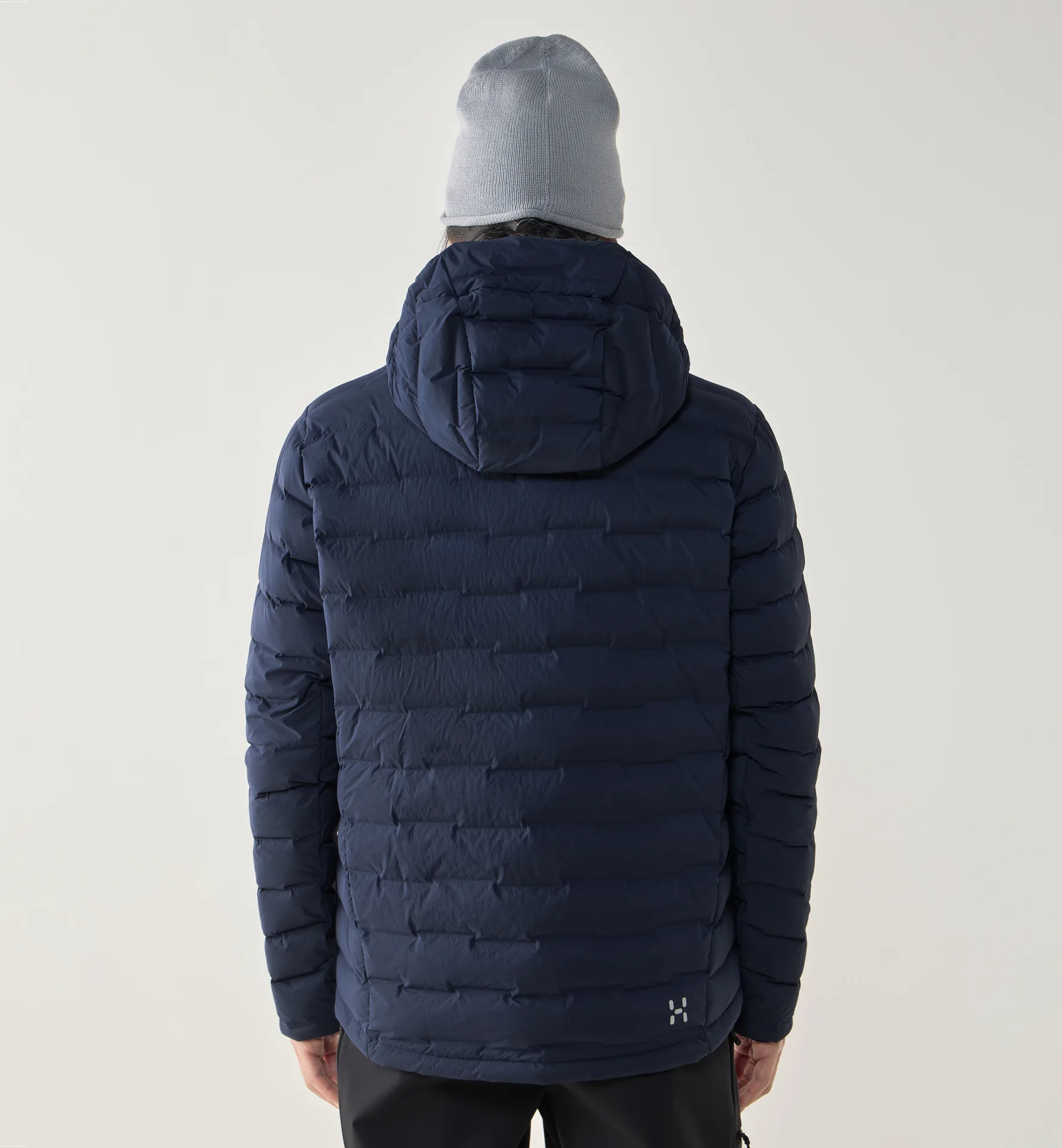 Spitz Down Hood Men Tarn Blue