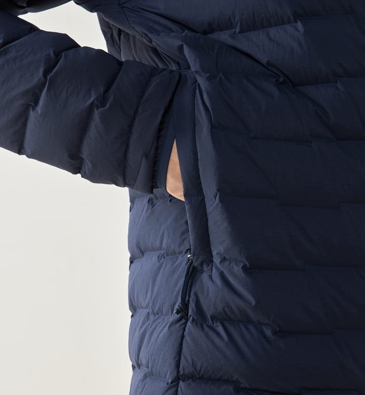 Spitz Down Hood Men Tarn Blue Spitz Down Hood Men Tarn Blue