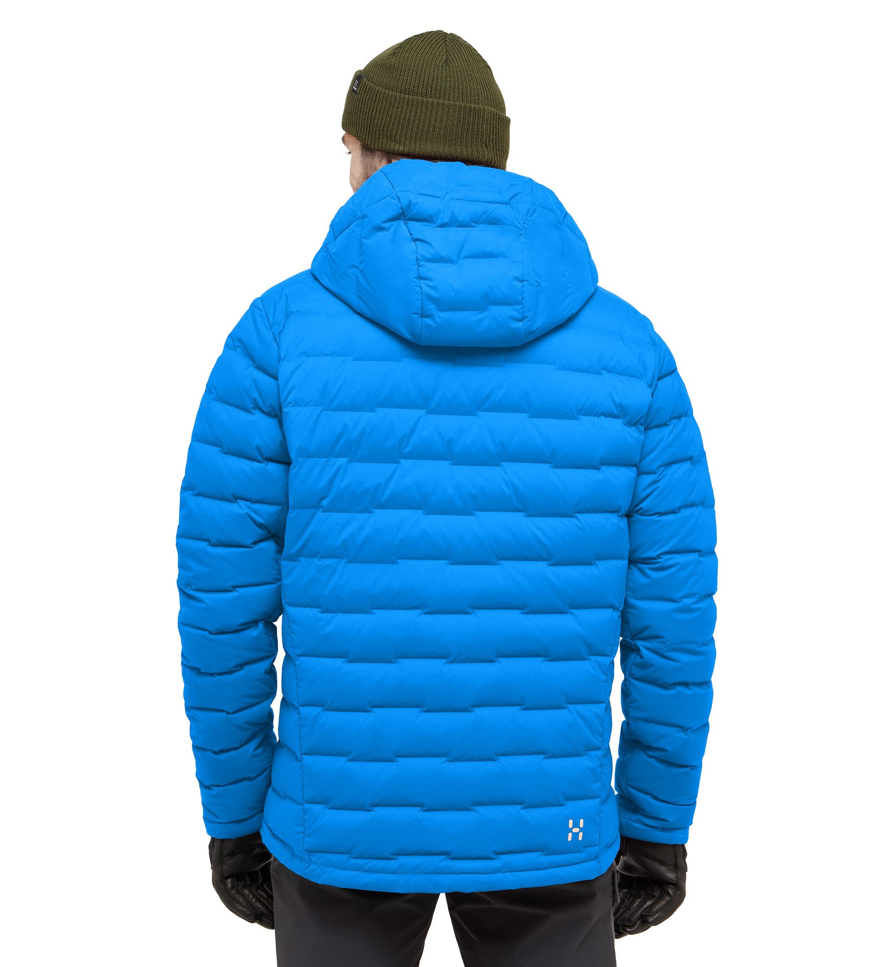 Spitz Down Hood Men Electric Blue