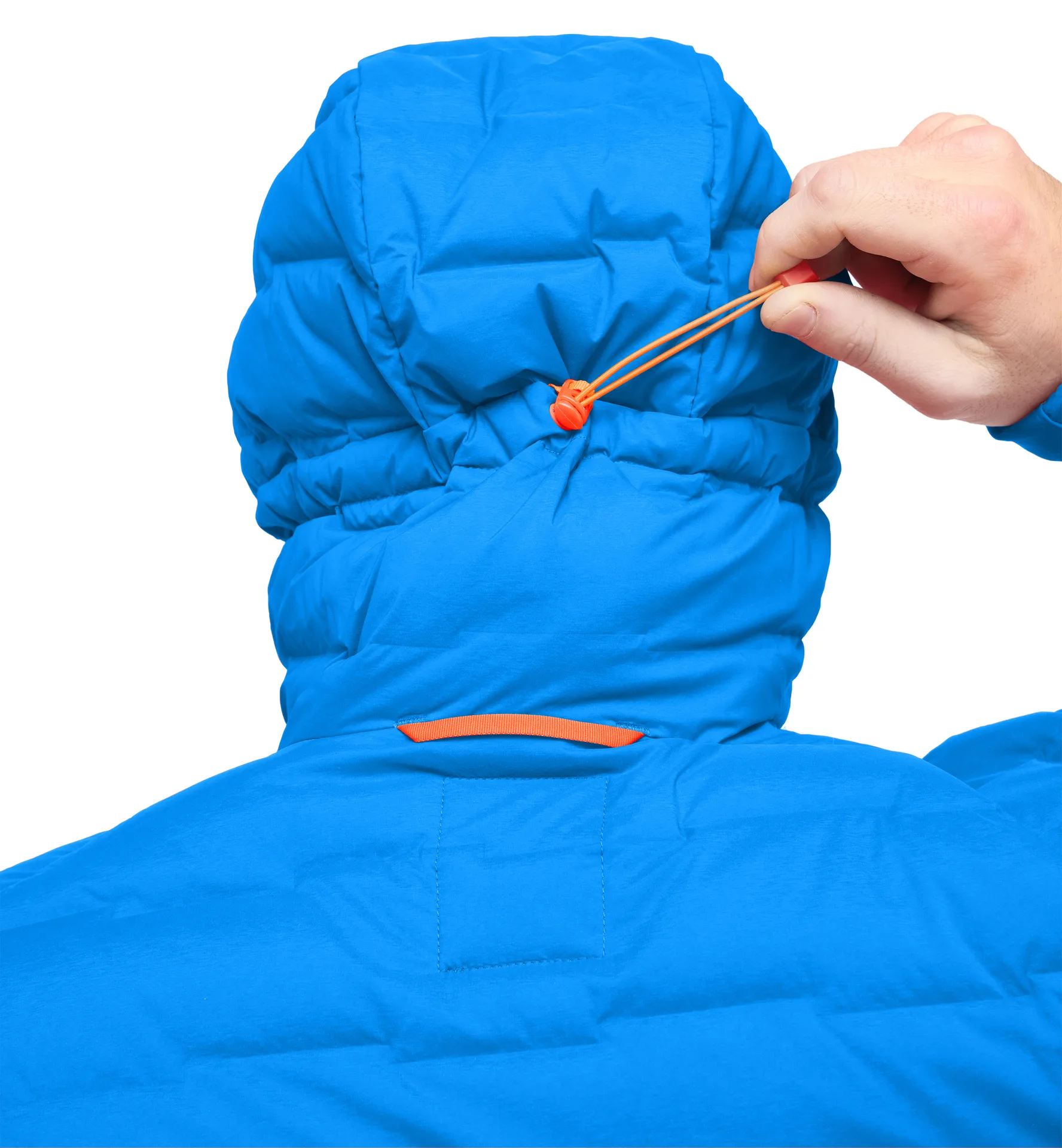 Spitz Down Hood Men Electric Blue