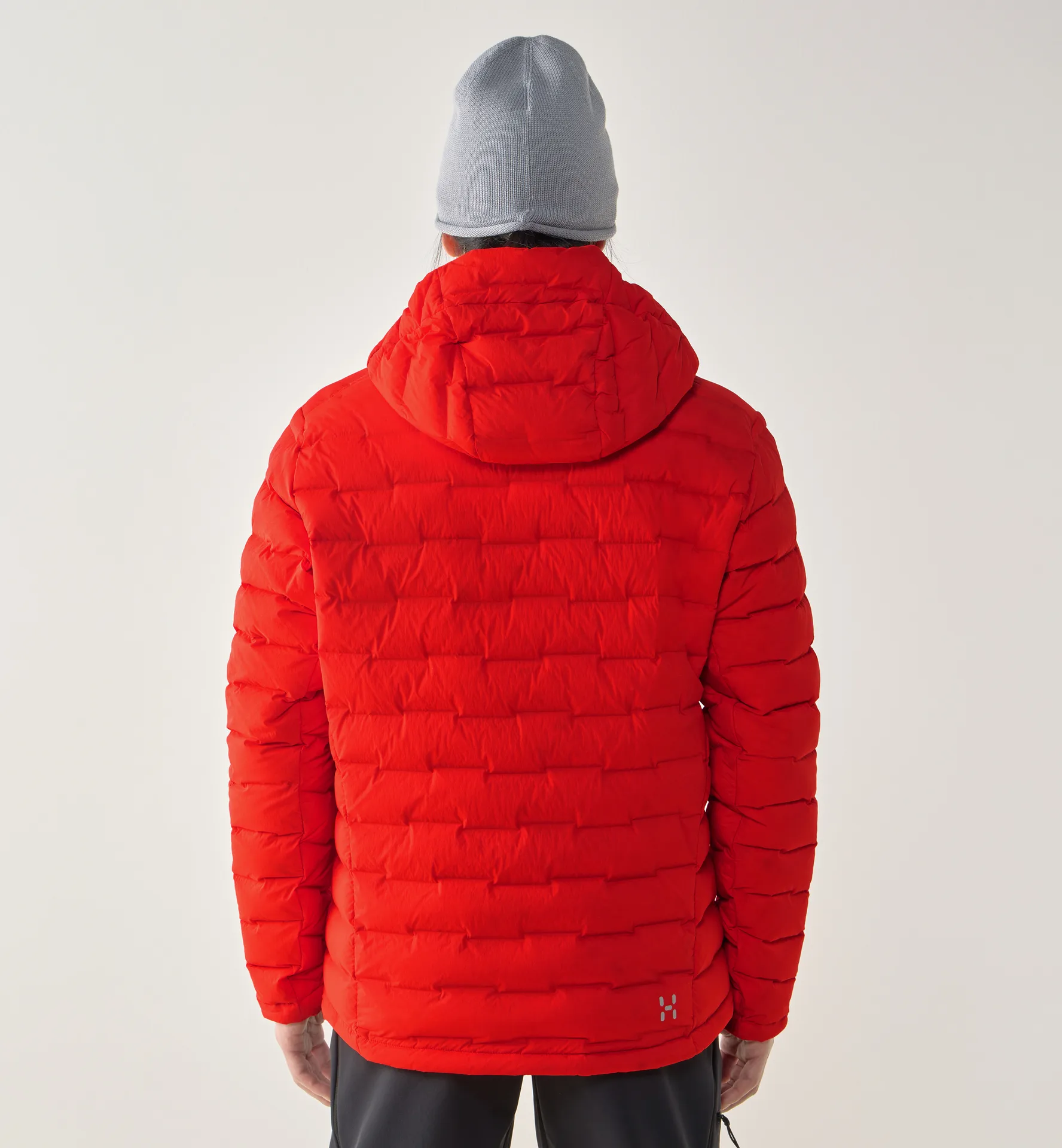 Spitz Down Hood Men Tech Red