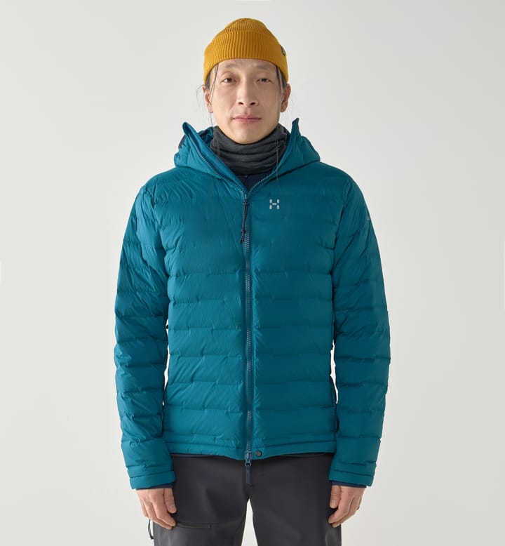 Spitz Down Hood Men Deep Teal Spitz Down Hood Men Deep Teal