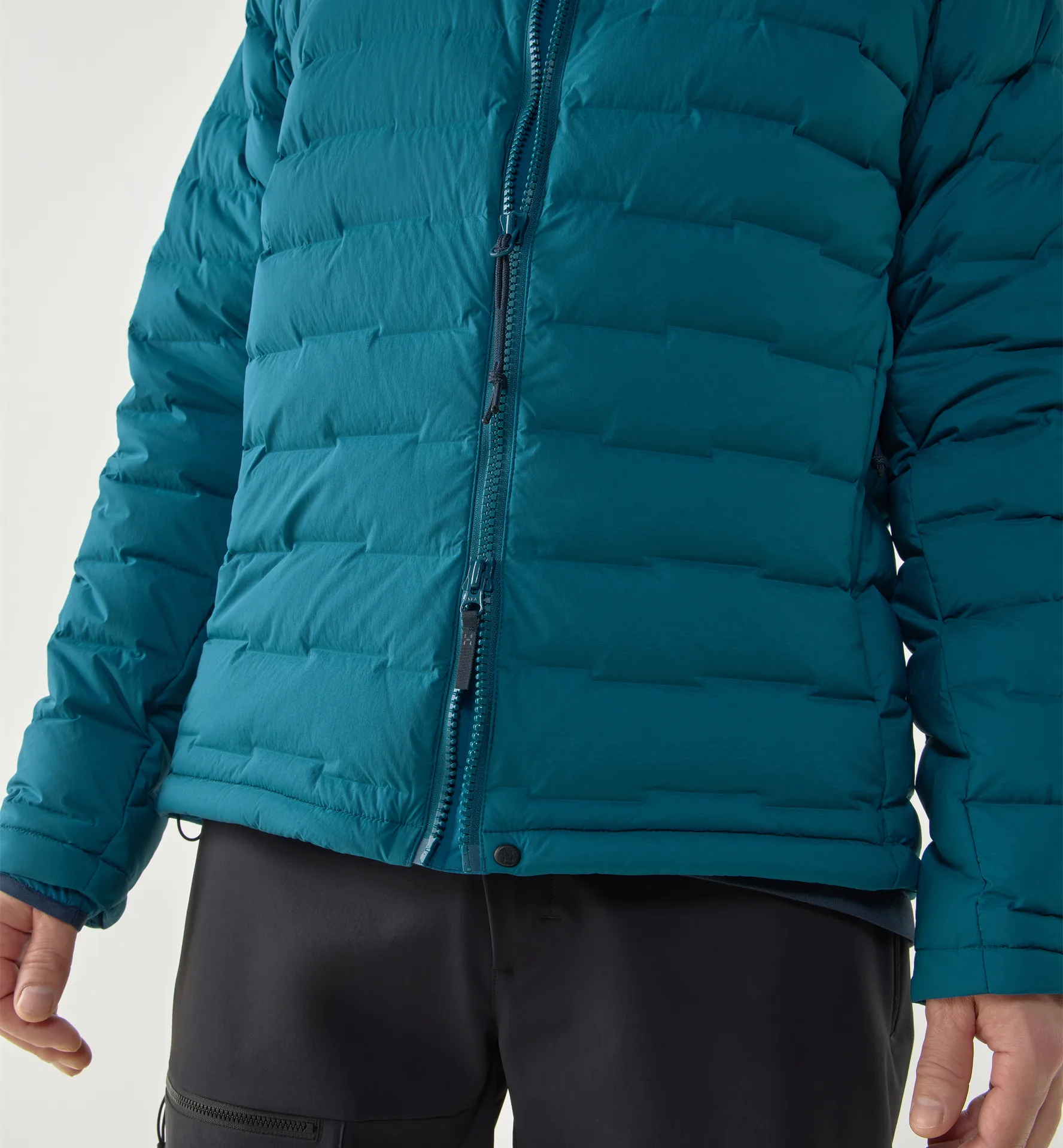 Spitz Down Hood Men Deep Teal