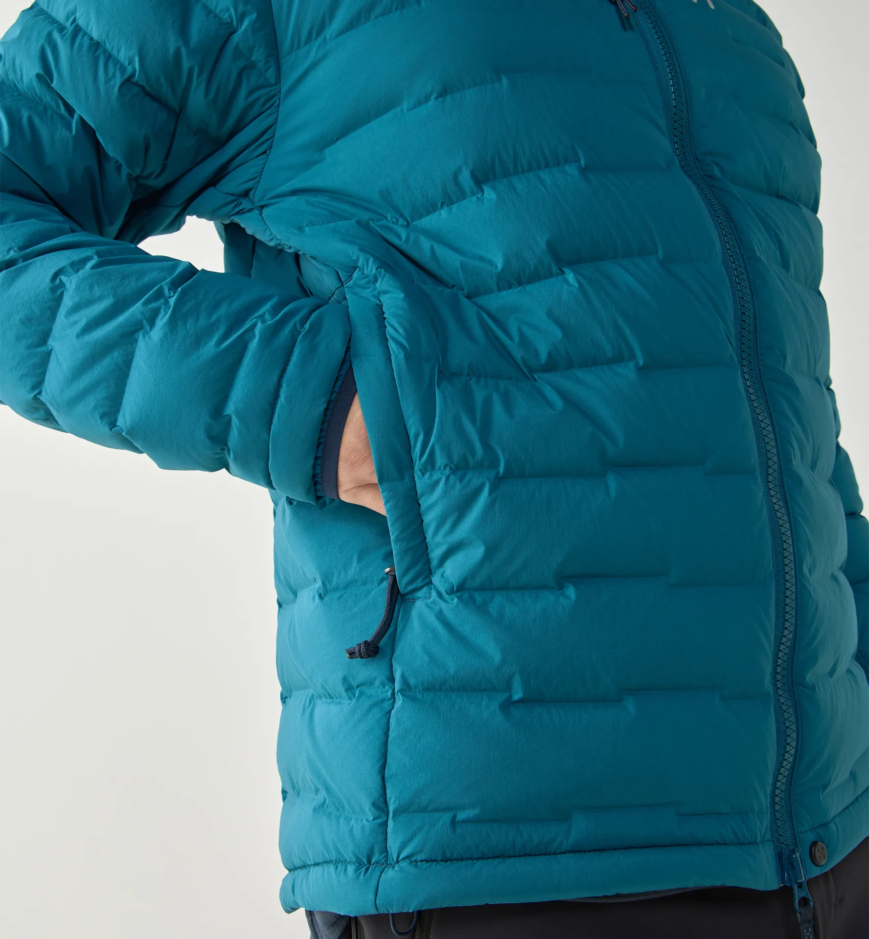 Spitz Down Hood Men Deep Teal