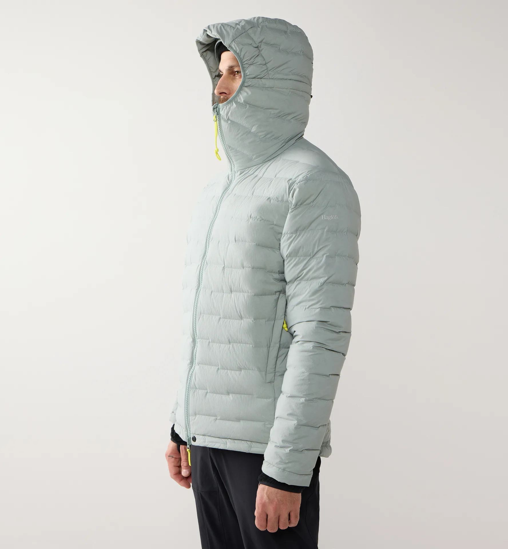 Spitz Down Hood Men Dew Green
