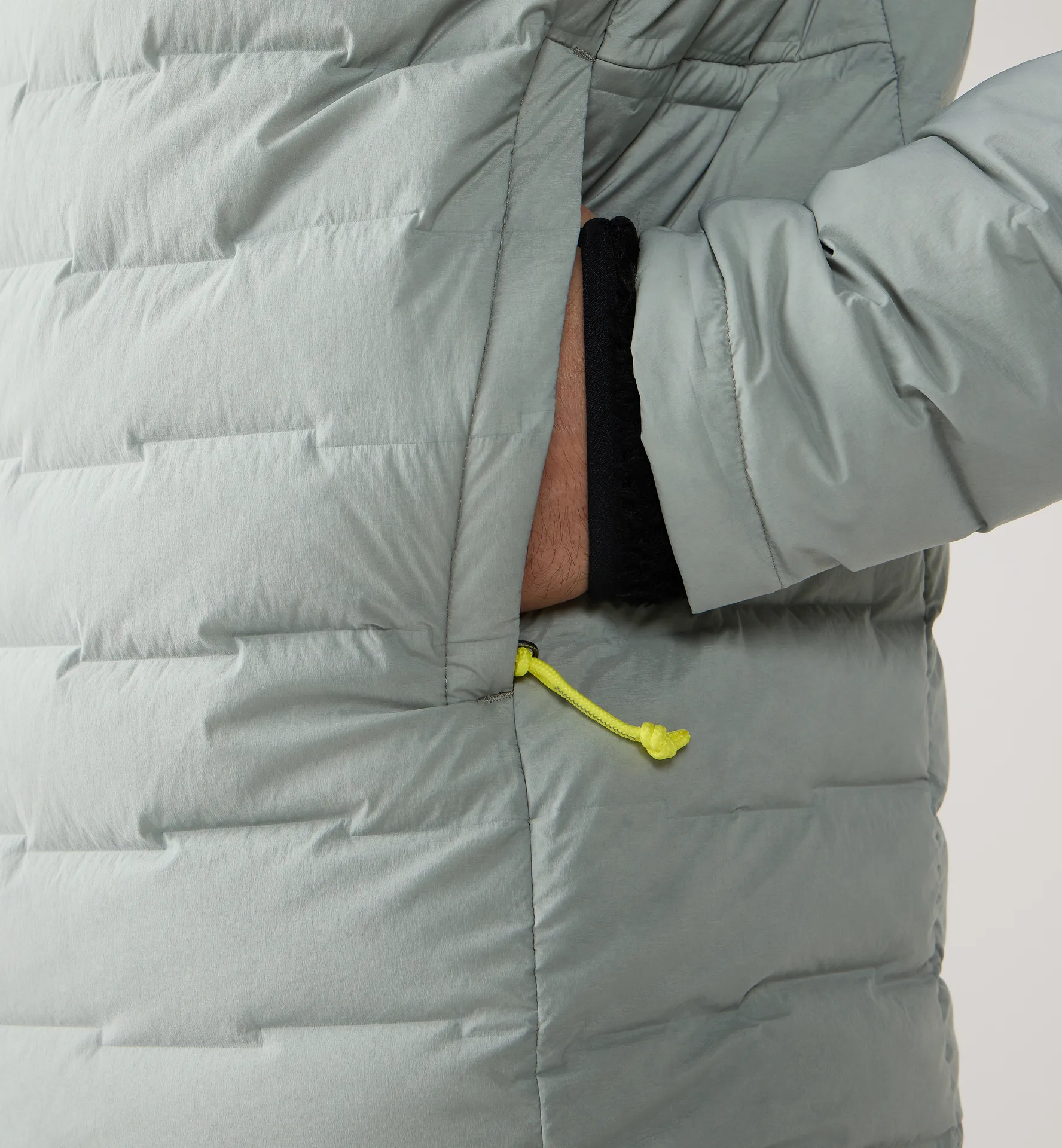 Spitz Down Hood Men Dew Green