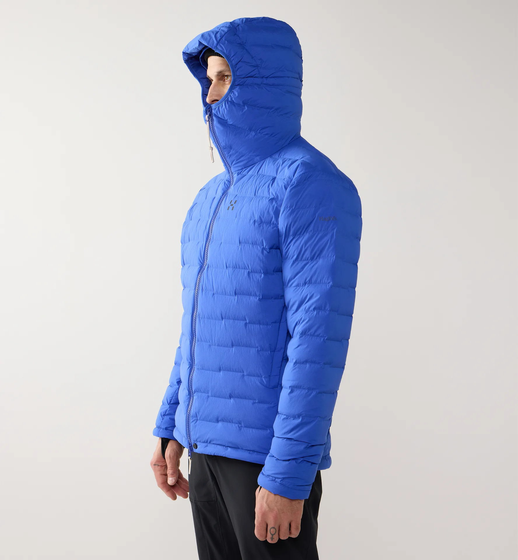 Spitz Down Hood Men Northern Blue