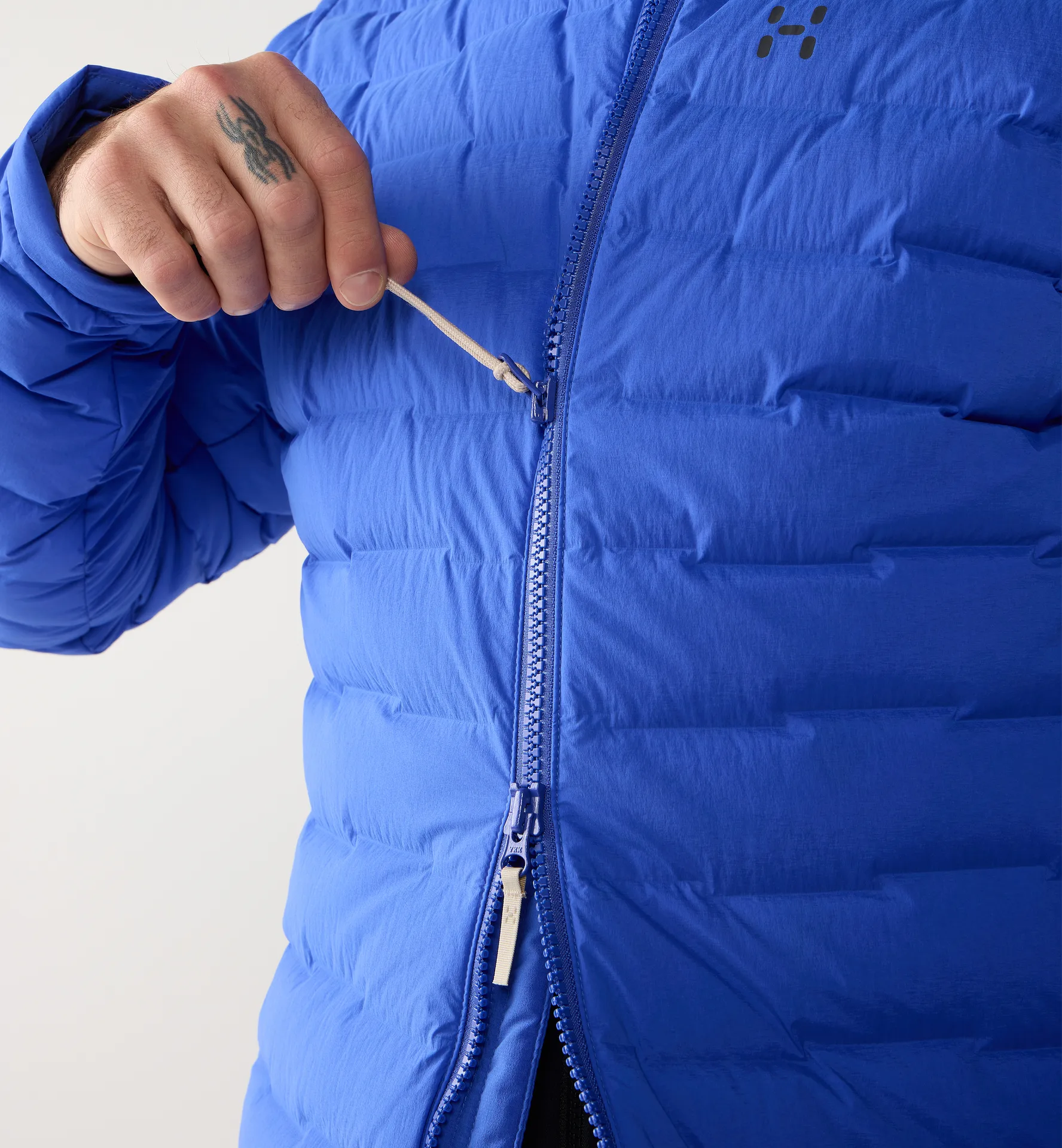 Spitz Down Hood Men Northern Blue
