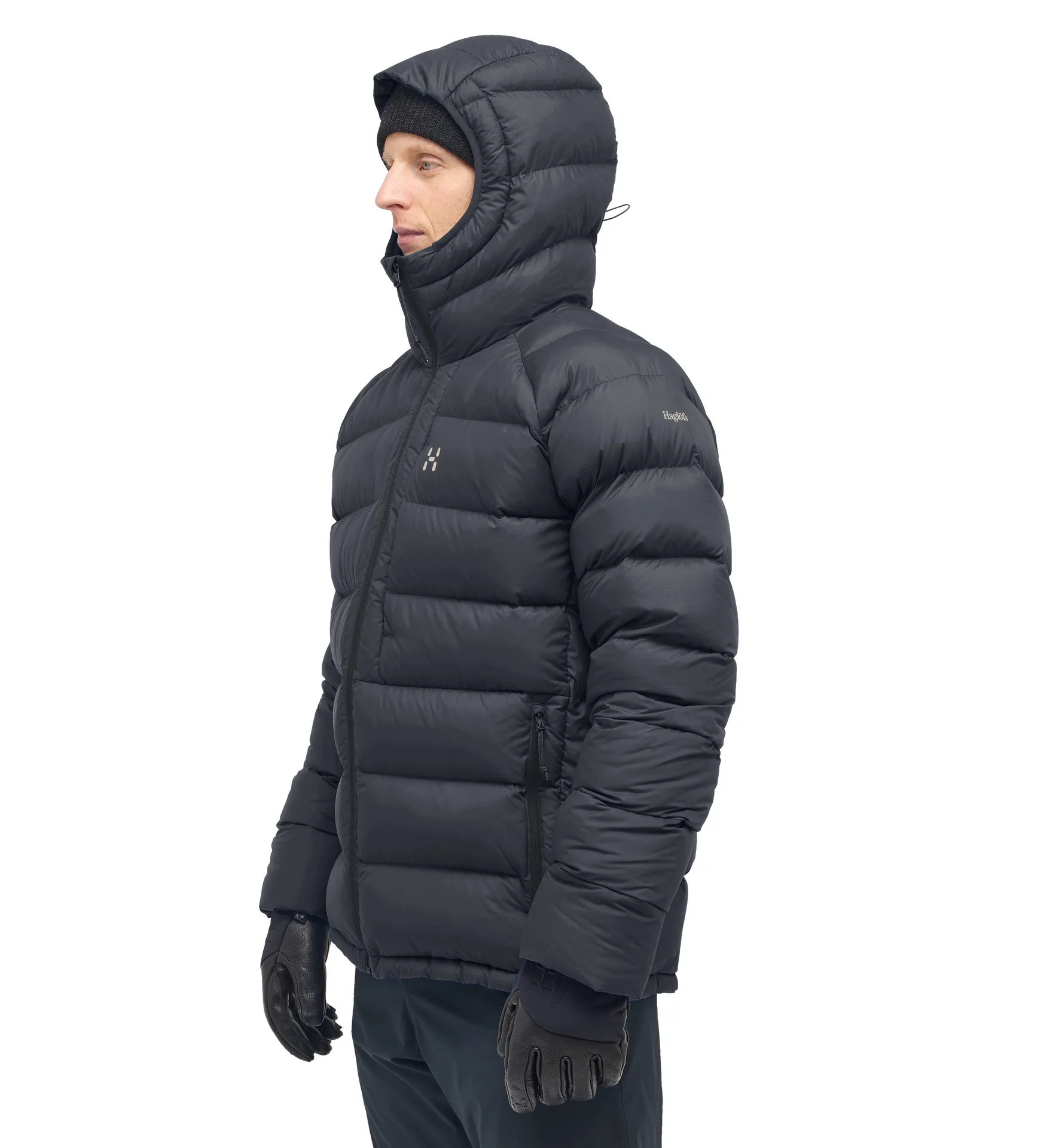 Rosson Down Hood Men True Black