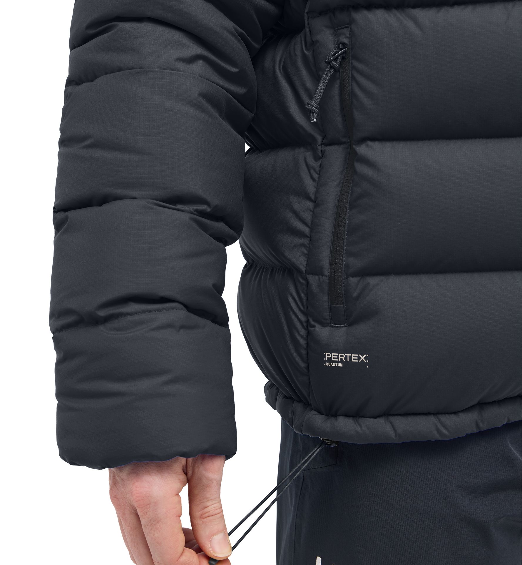 Rosson Down Hood Men True Black