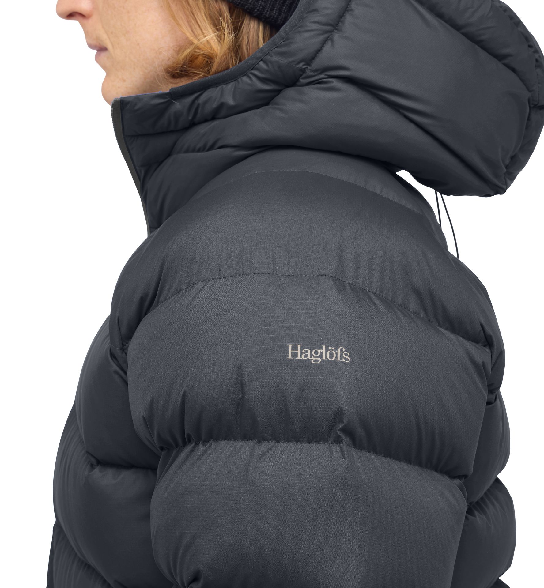 Rosson Down Hood Men True Black